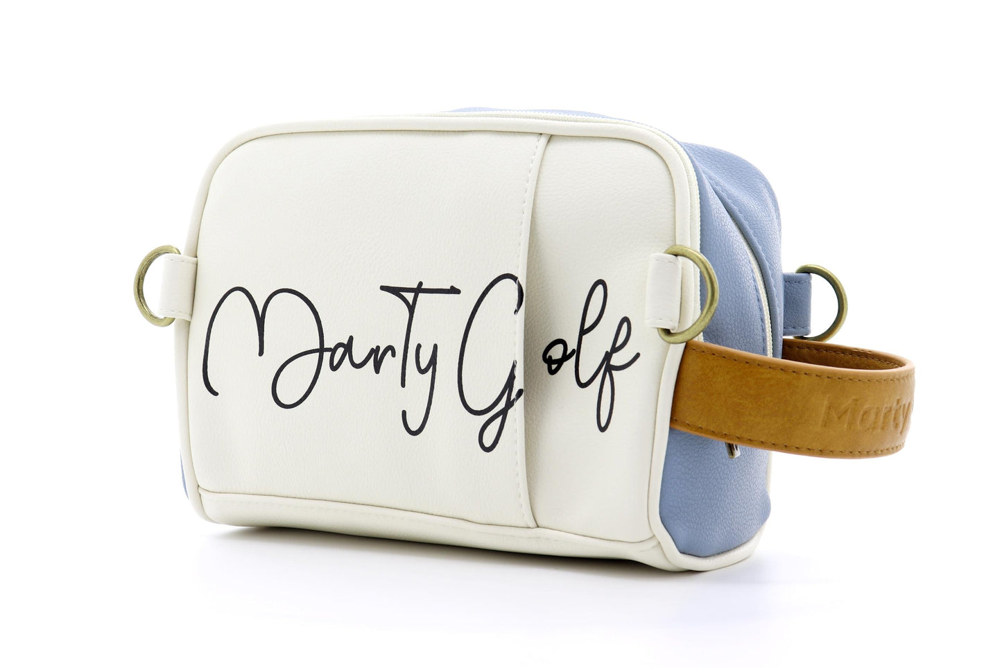 Marty Cart Bag (Blue × Ivory)