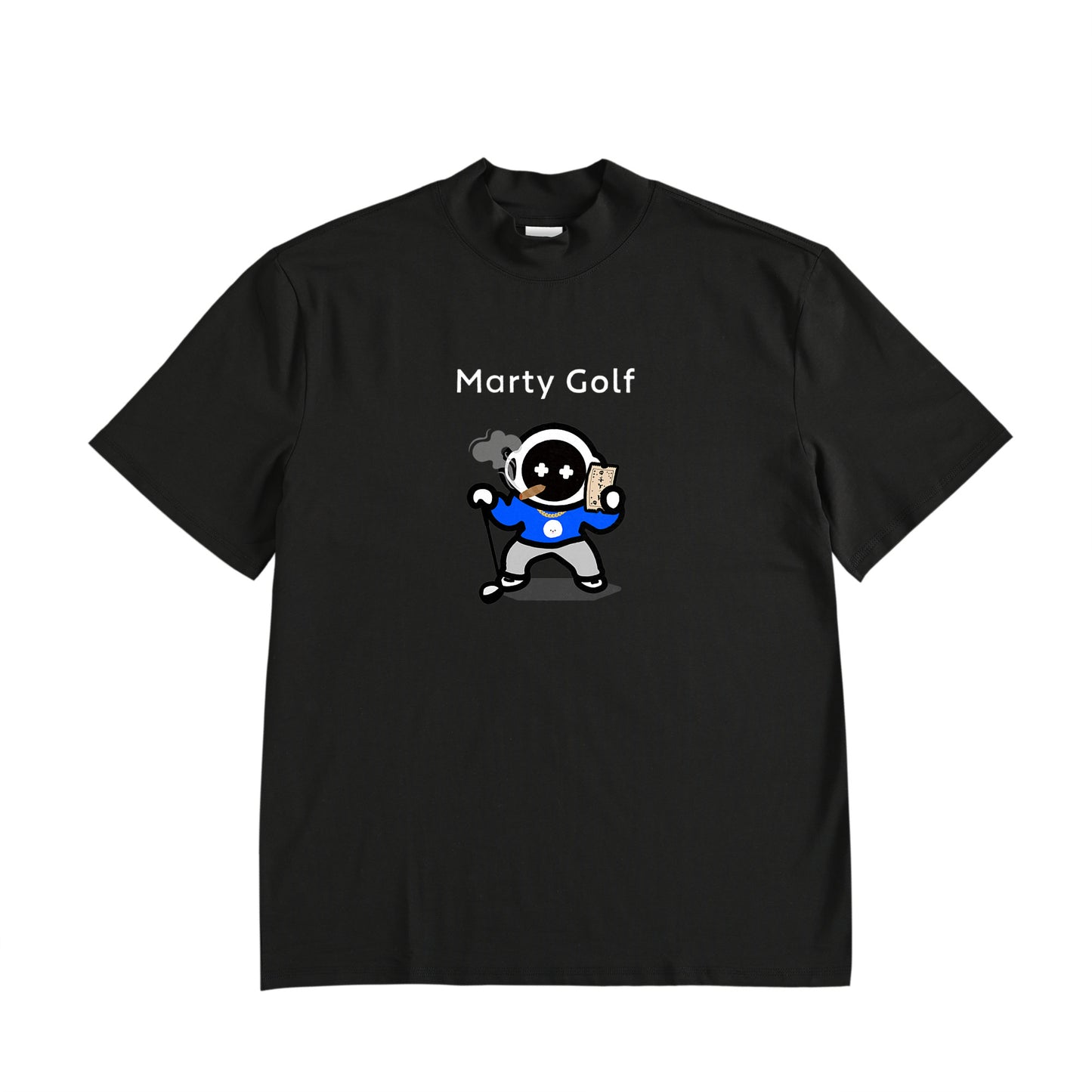 ゼウスあっきー半袖MOCK black image