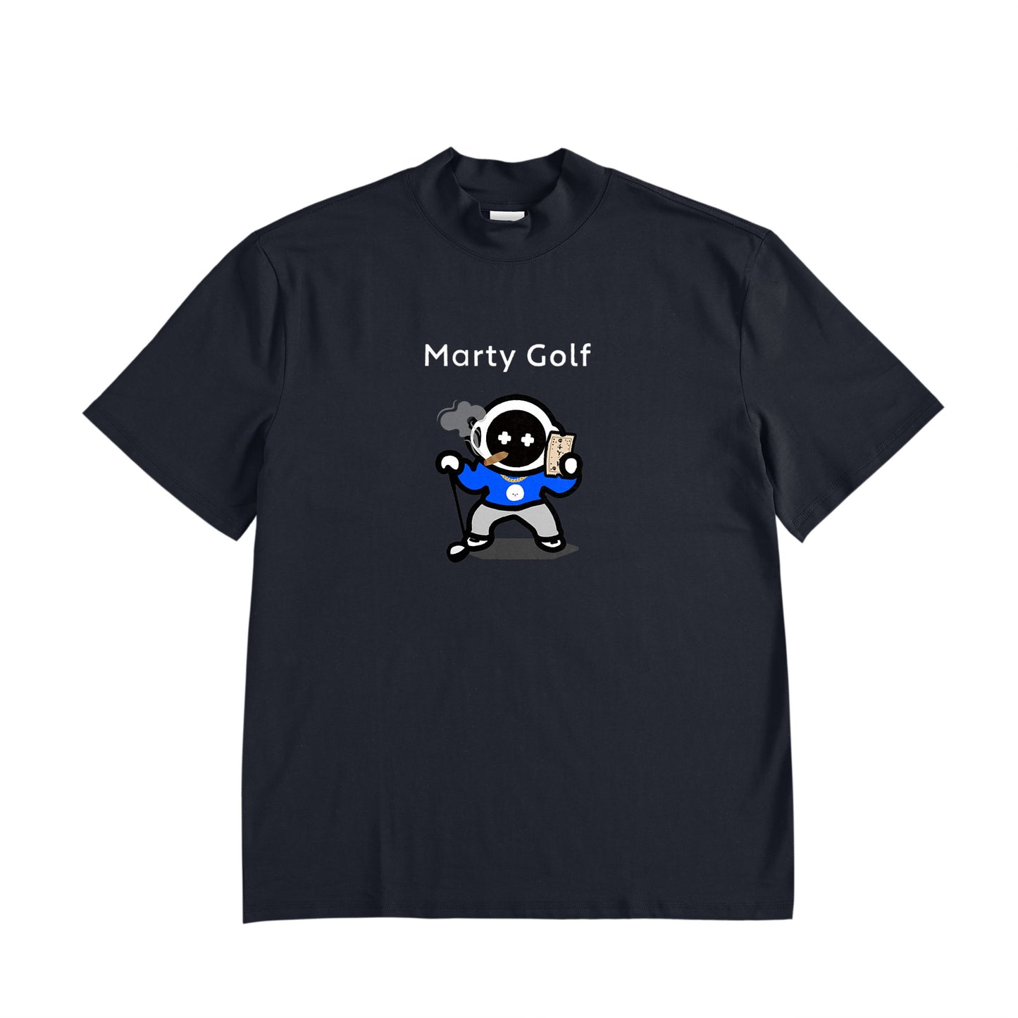 ゼウスあっきー半袖MOCK navy image