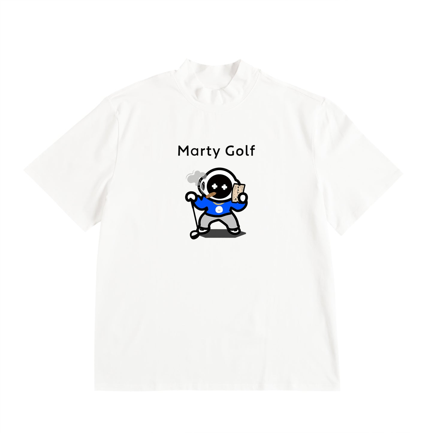 ゼウスあっきー半袖MOCK white image
