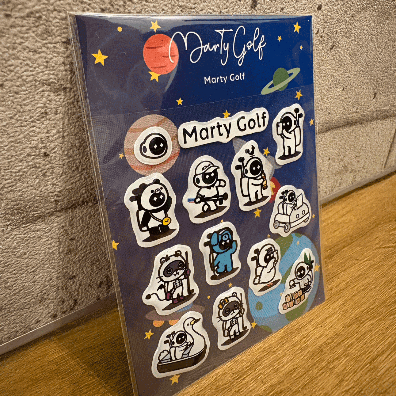 Martyプクプクシール