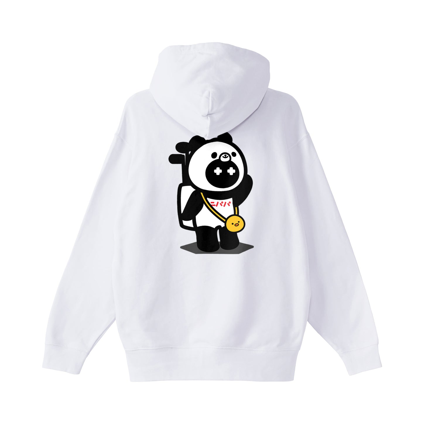 ニパパパイルパーカー white image