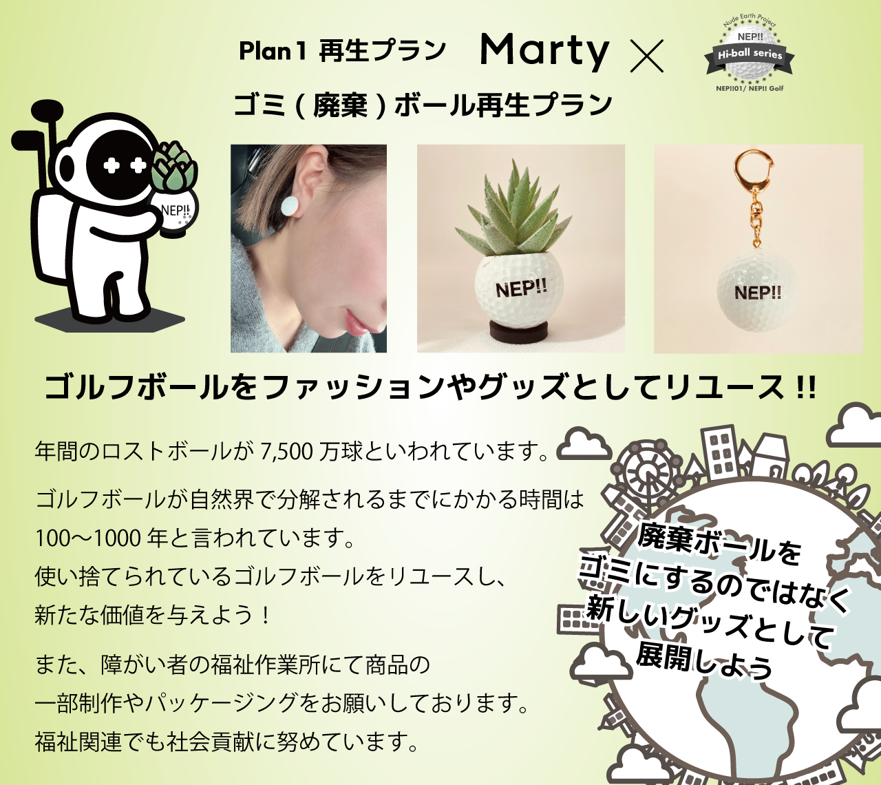 LOSTボール ポット Marty Planet 作戦【ゴルフボール再生作戦!】