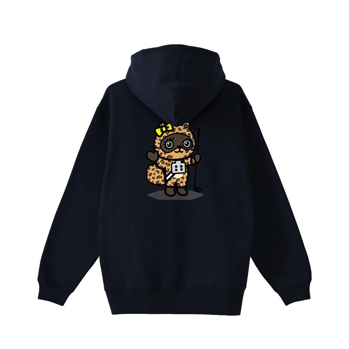 ギャルちんまる裏起毛パーカー navy image