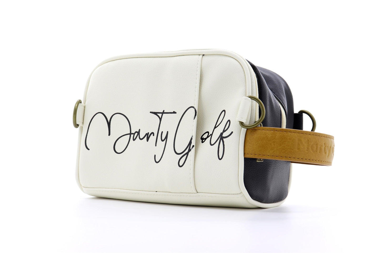 Marty Cart Bag (Black × Ivory)