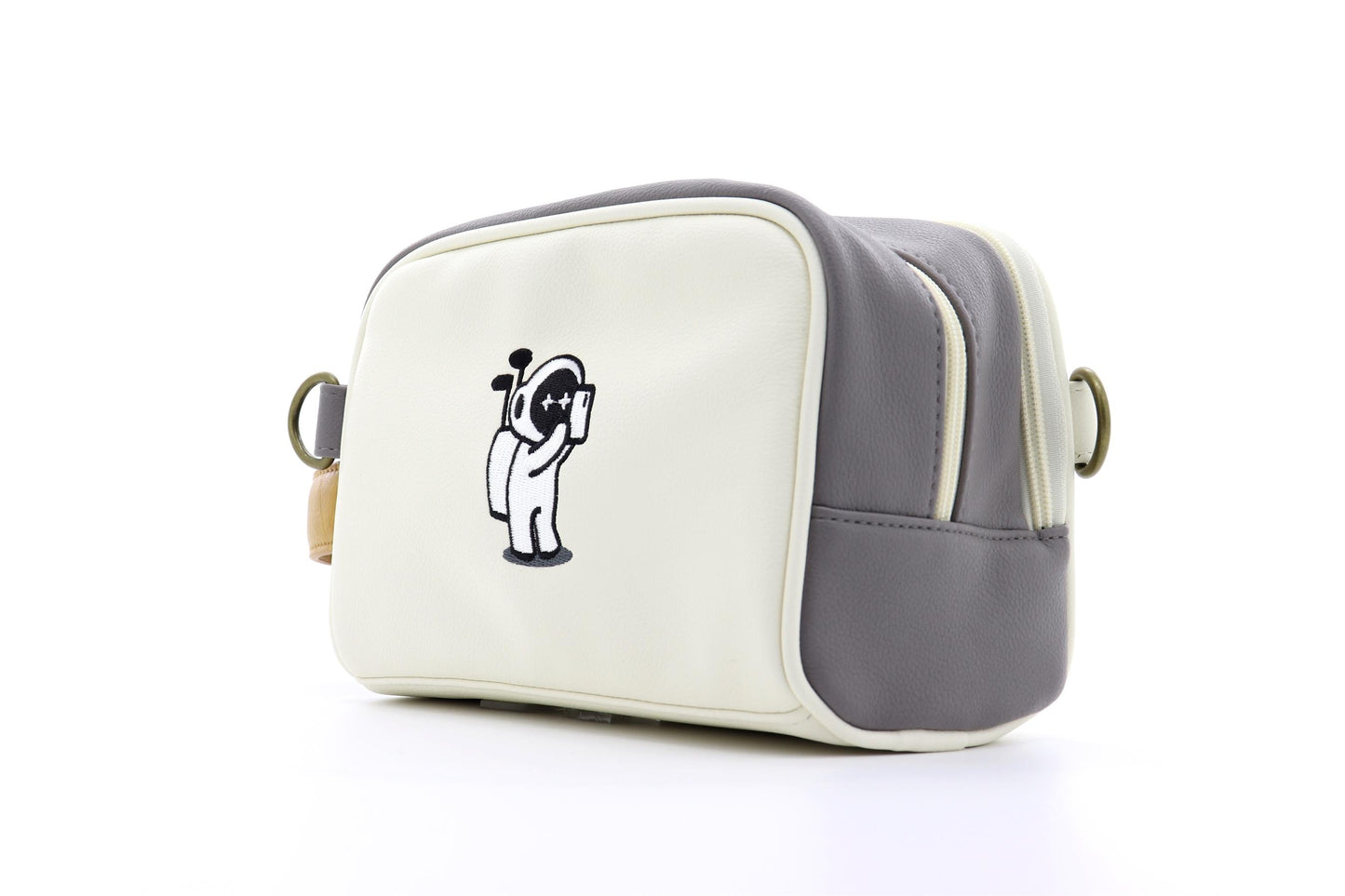 Marty Cart Bag (Gray × Ivory)