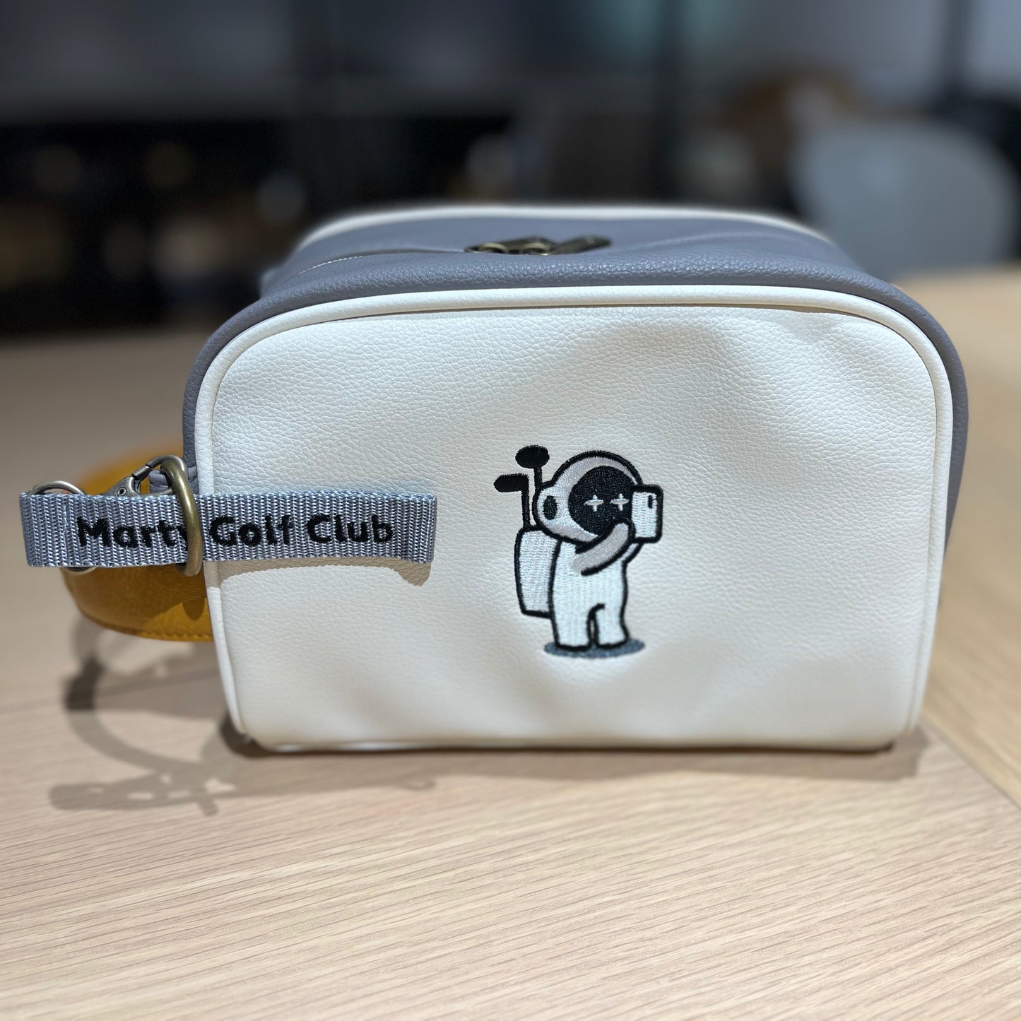 Marty Cart Bag (Gray × Ivory)