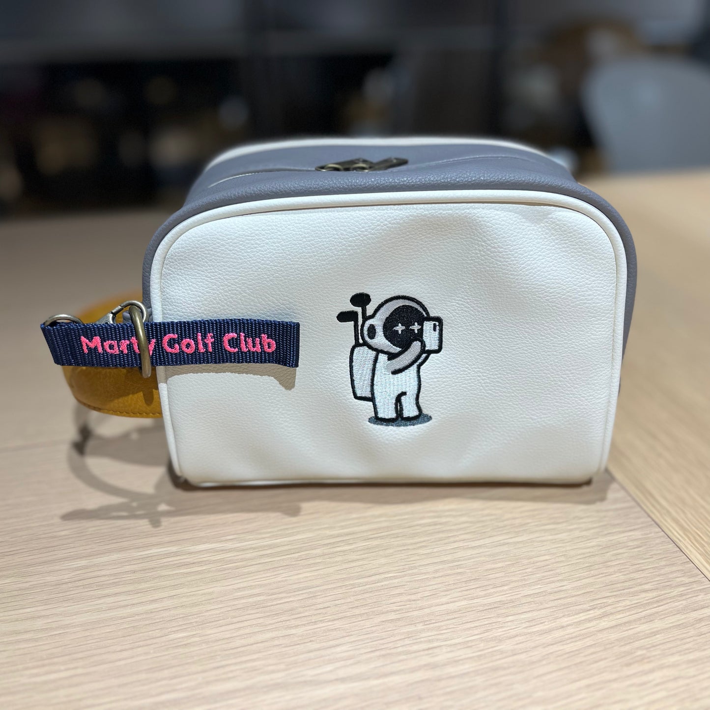 Marty Cart Bag (Gray × Ivory)