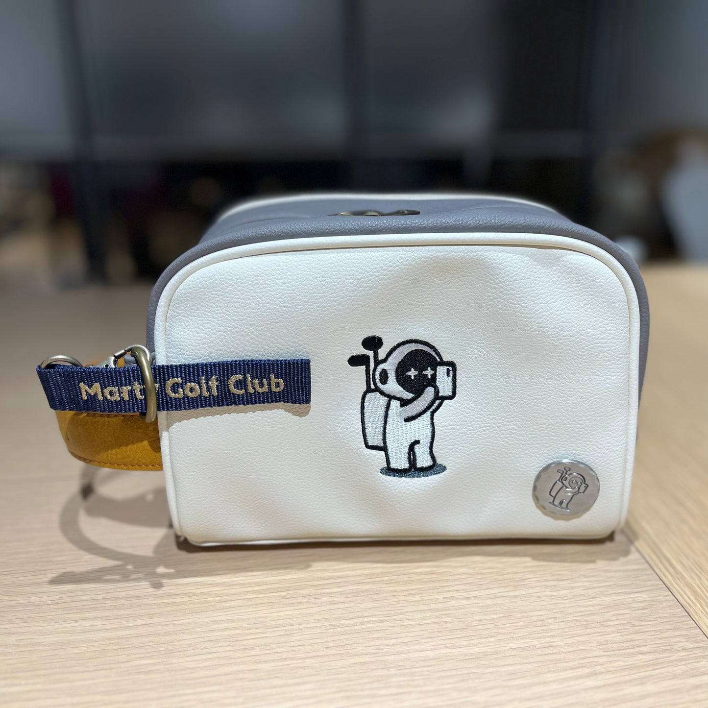 Marty Cart Bag (Gray × Ivory)
