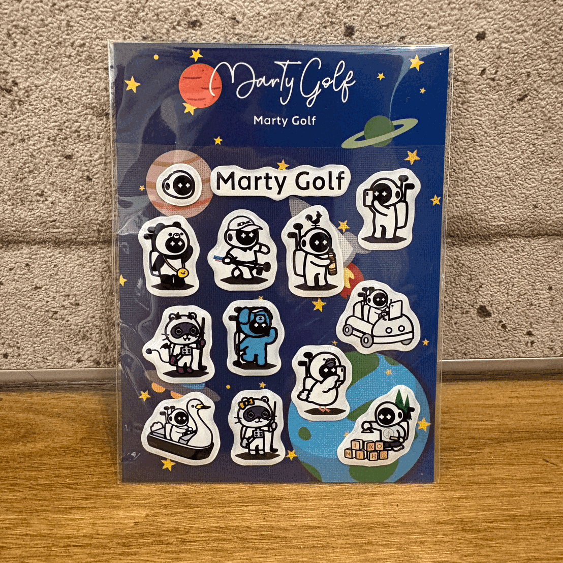 Martyプクプクシール