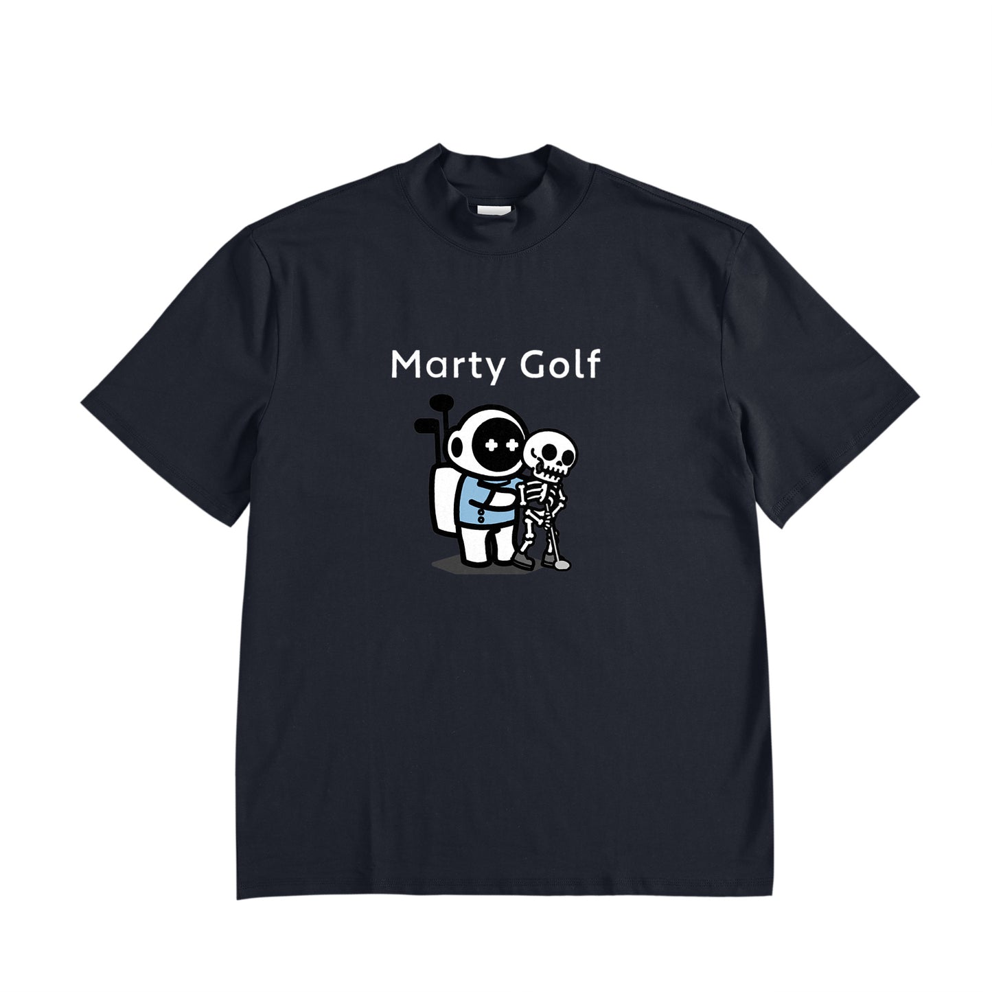 整体くん半袖MOCK navy image