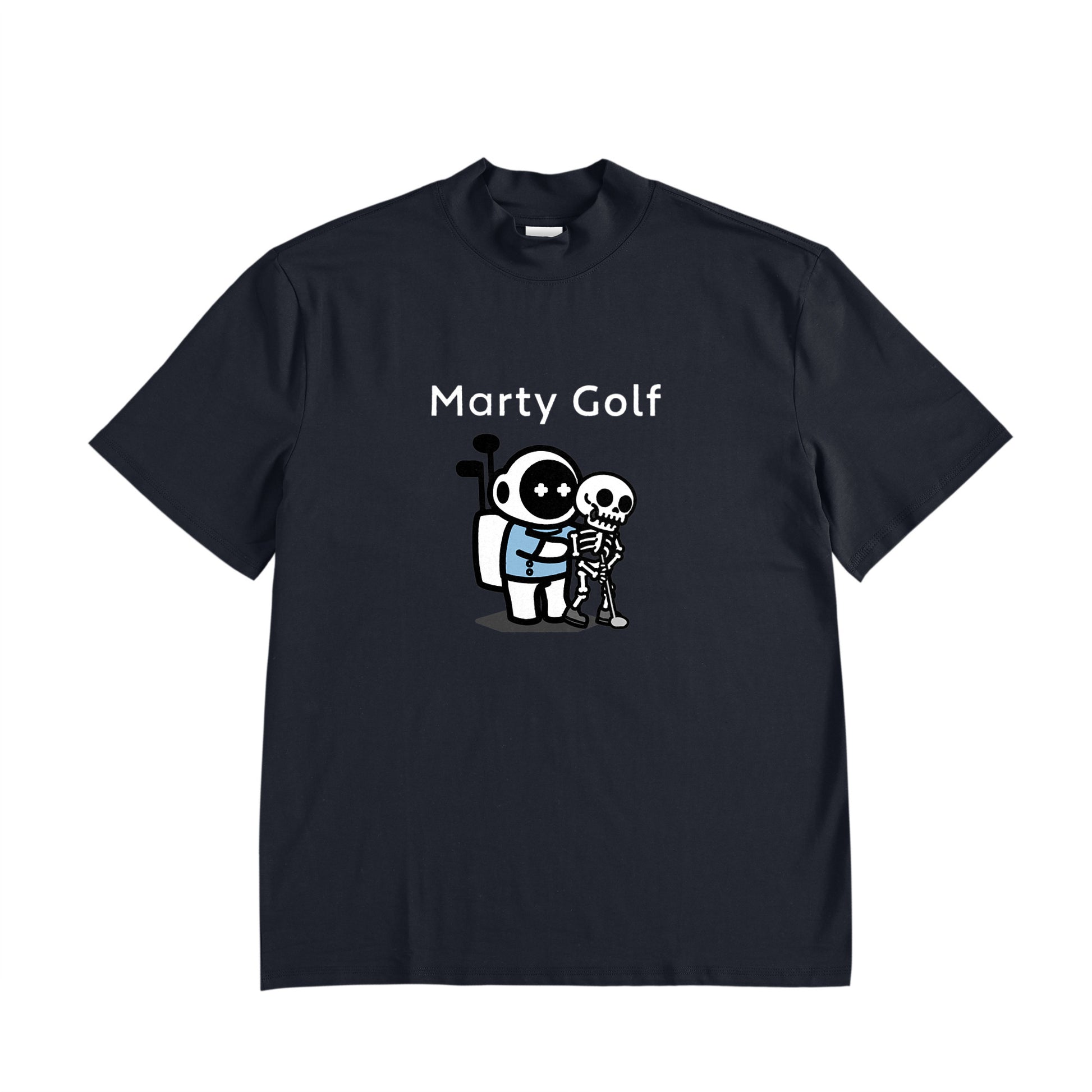 整体くん半袖MOCK navy image