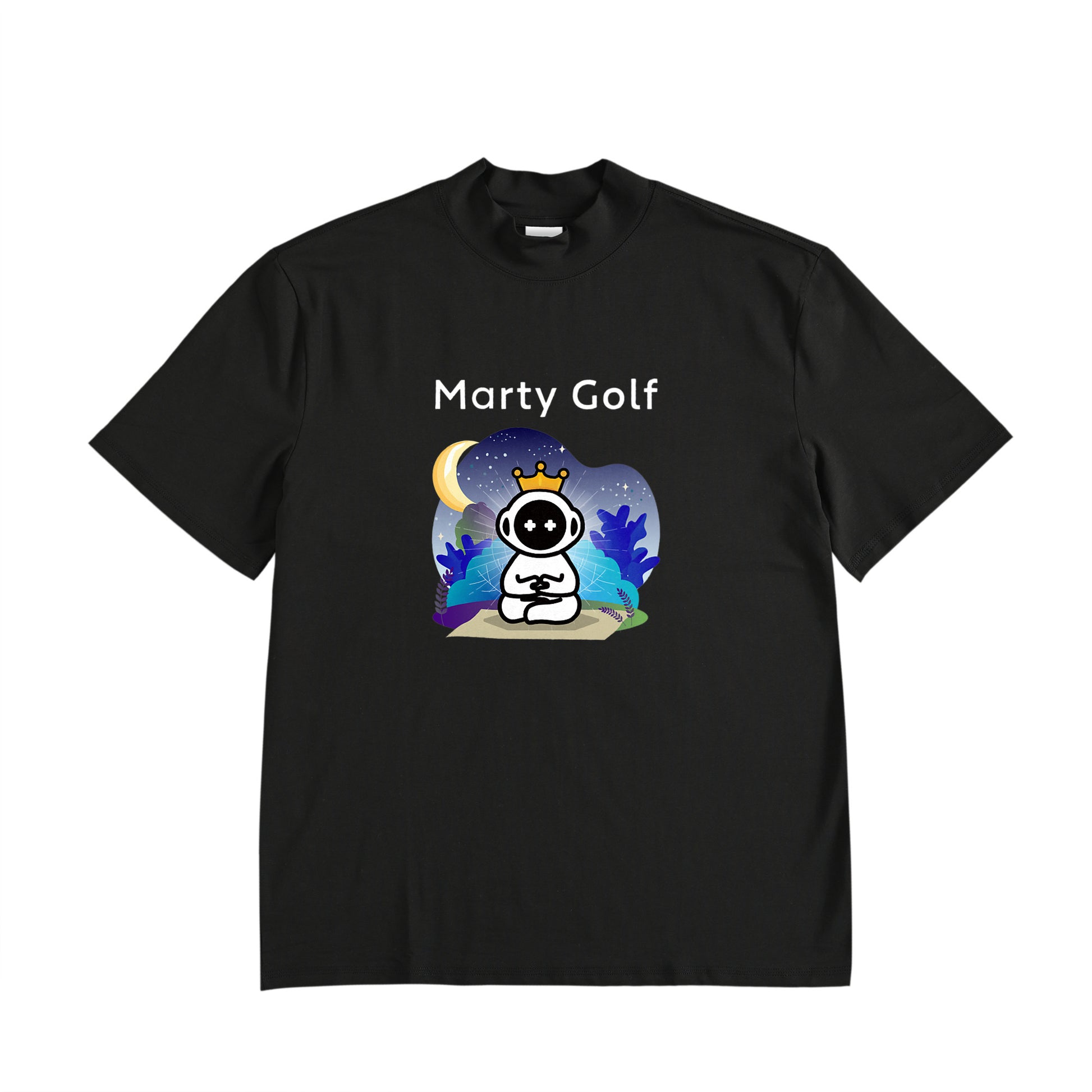 saeking半袖MOCK black image