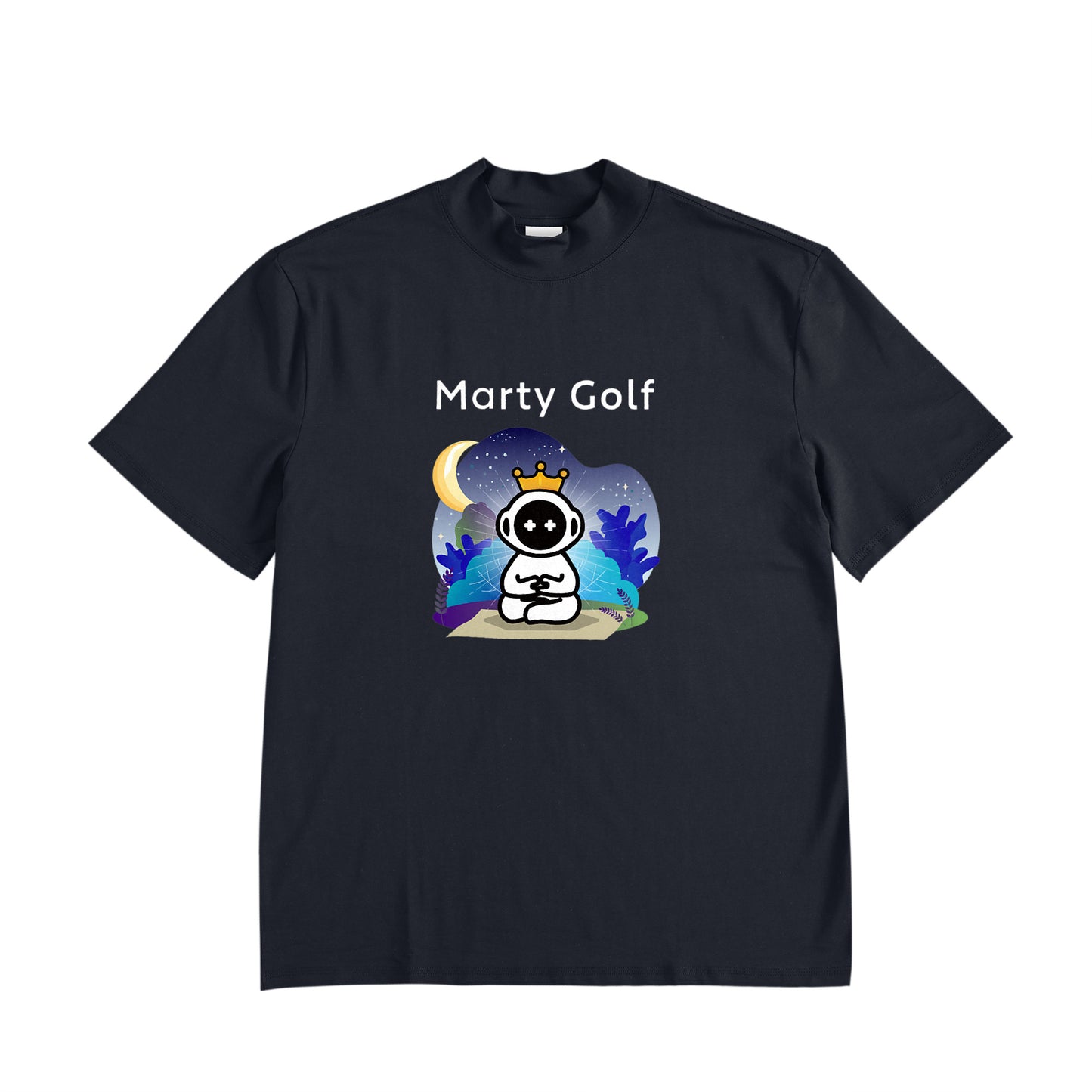 saeking半袖MOCK navy image