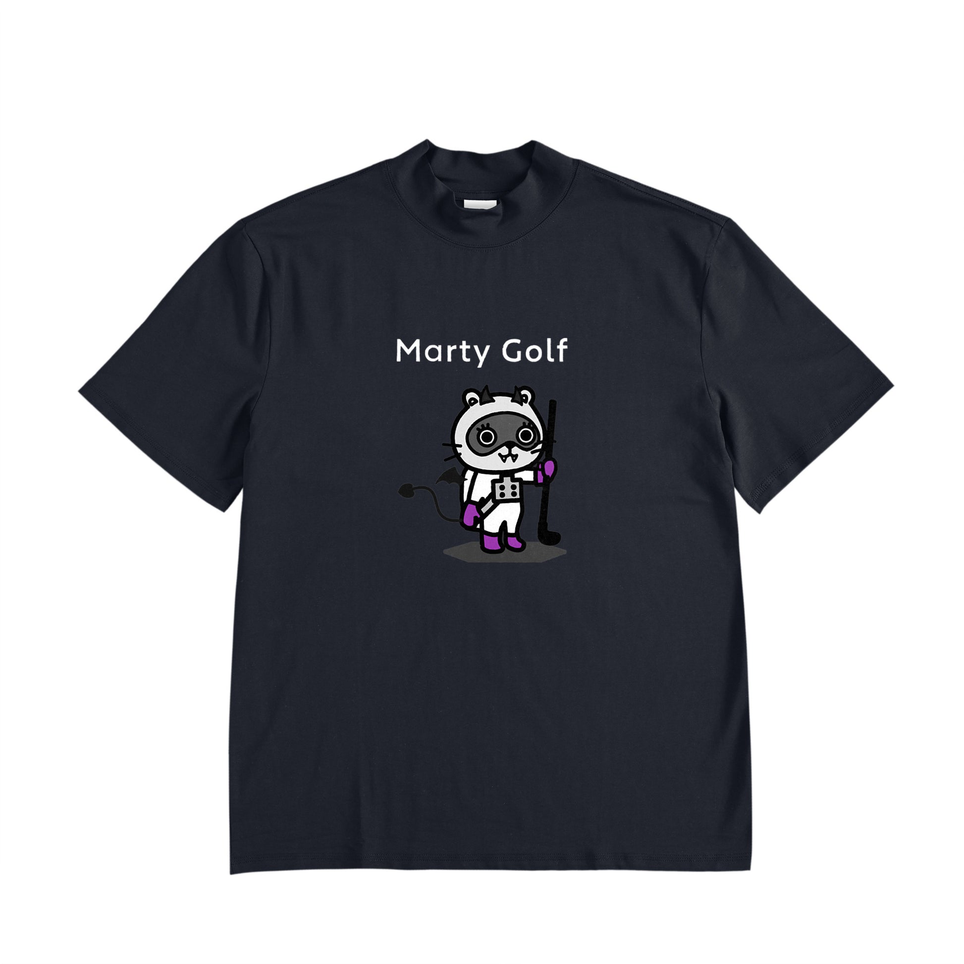 DevilTanuki半袖MOCK navy image