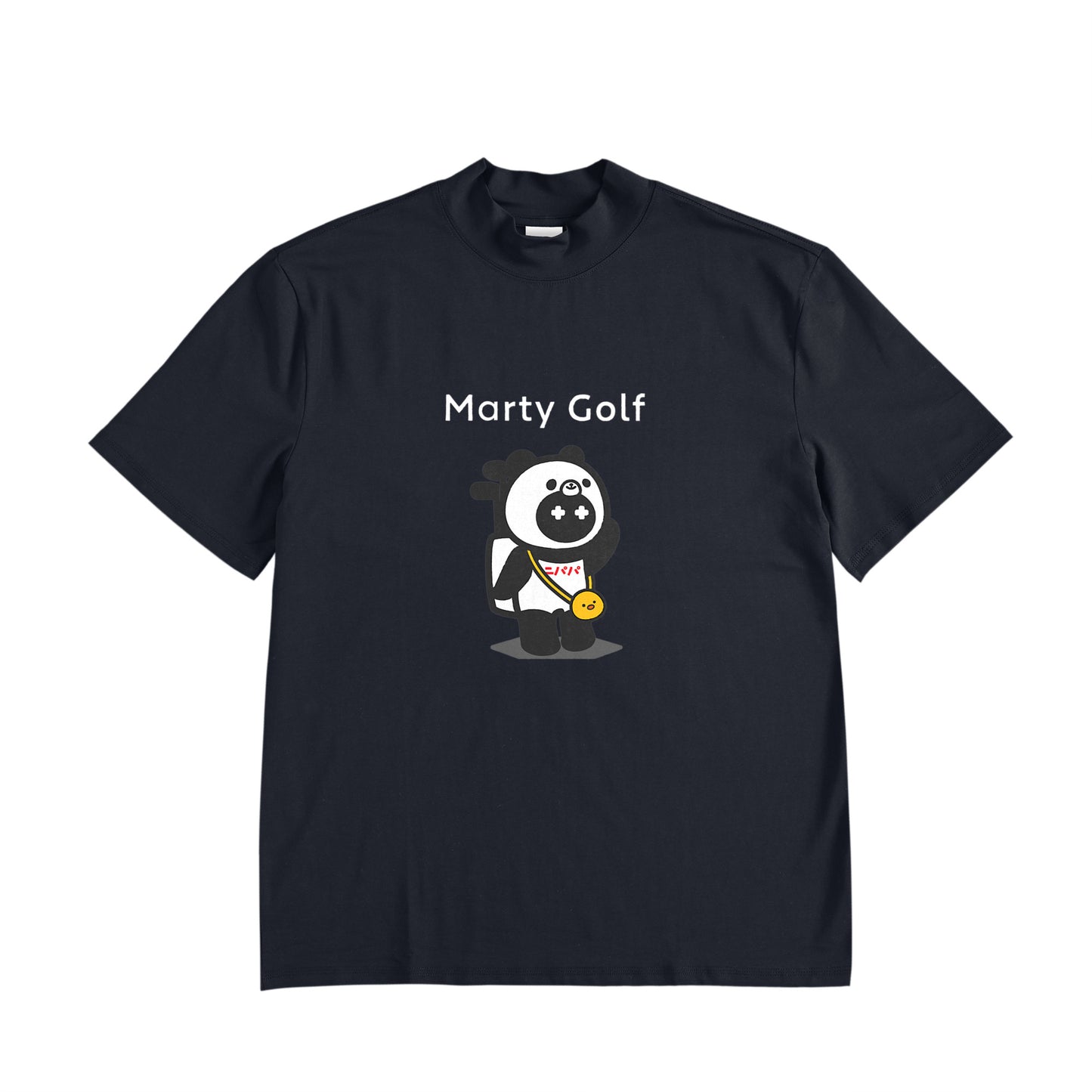 二パパ半袖MOCK navy image