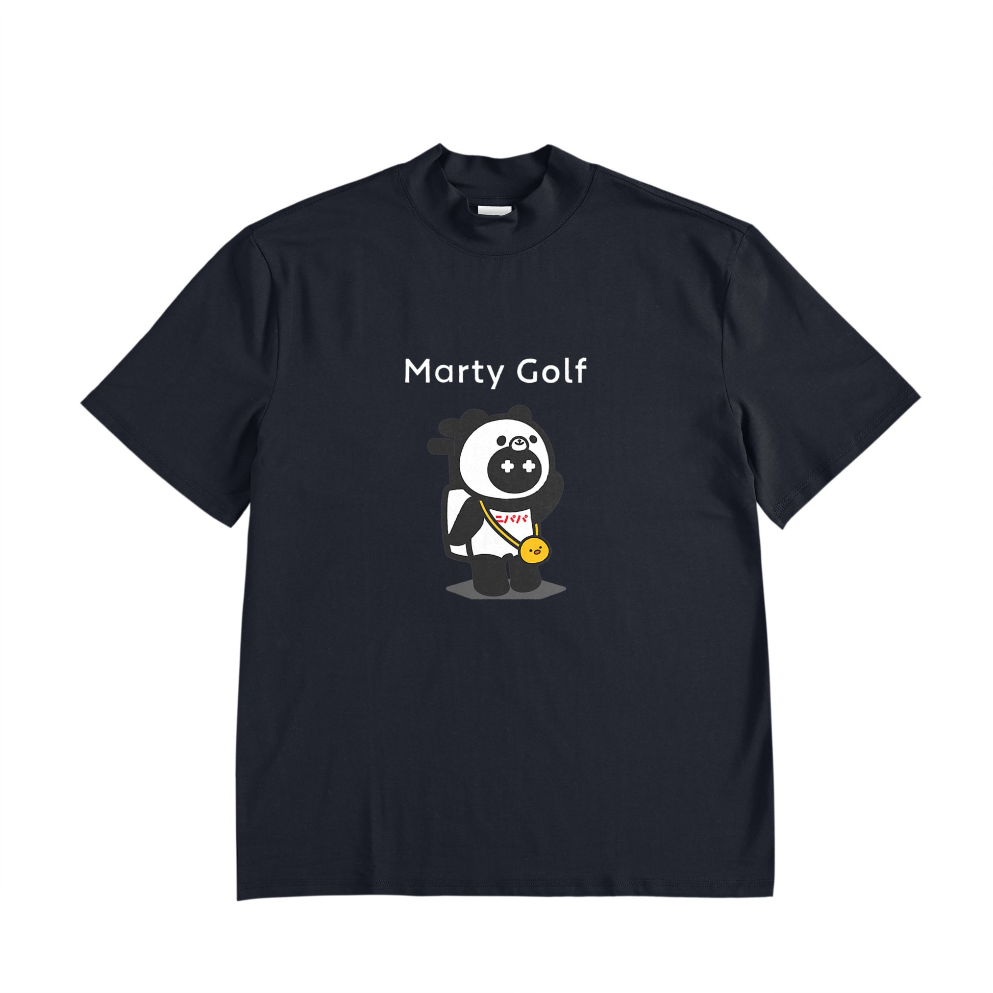 二パパ半袖MOCK navy image