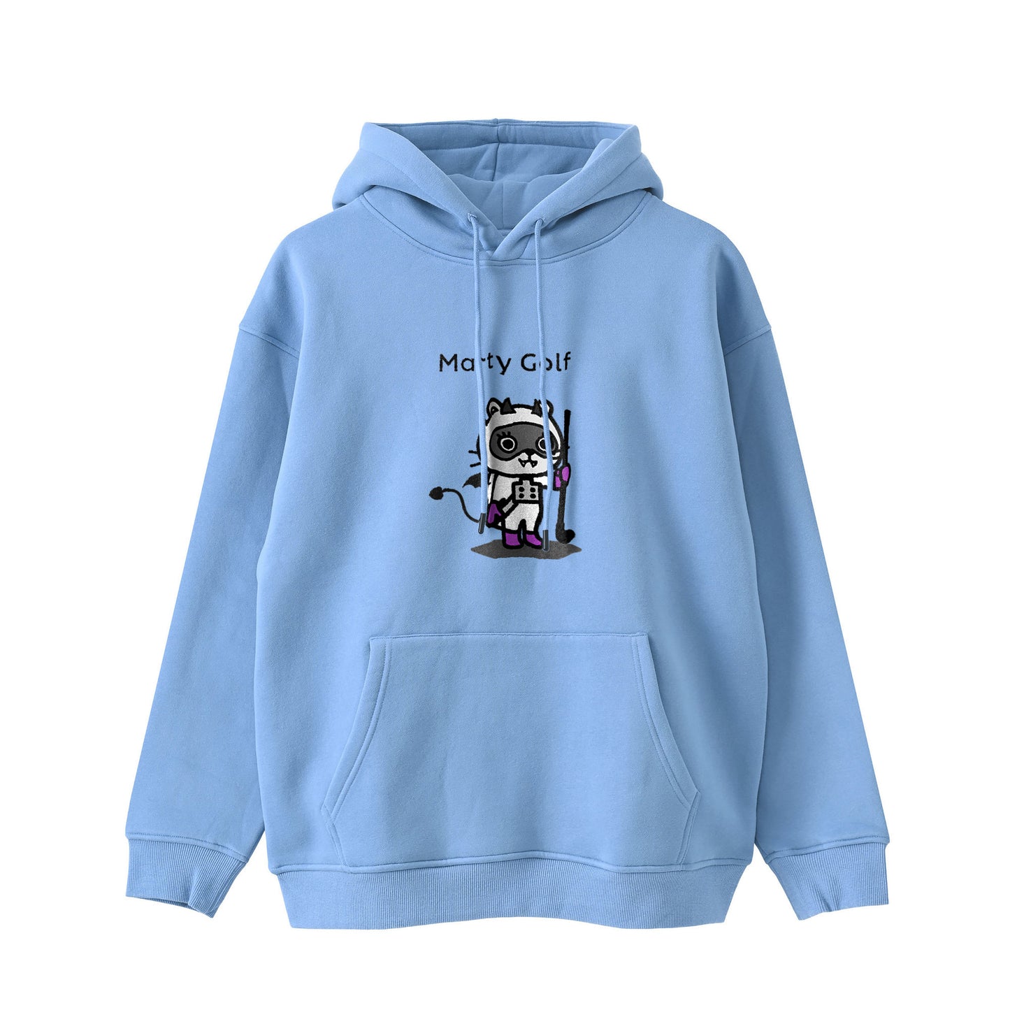 DevilTanukiカラーパーカー blue image