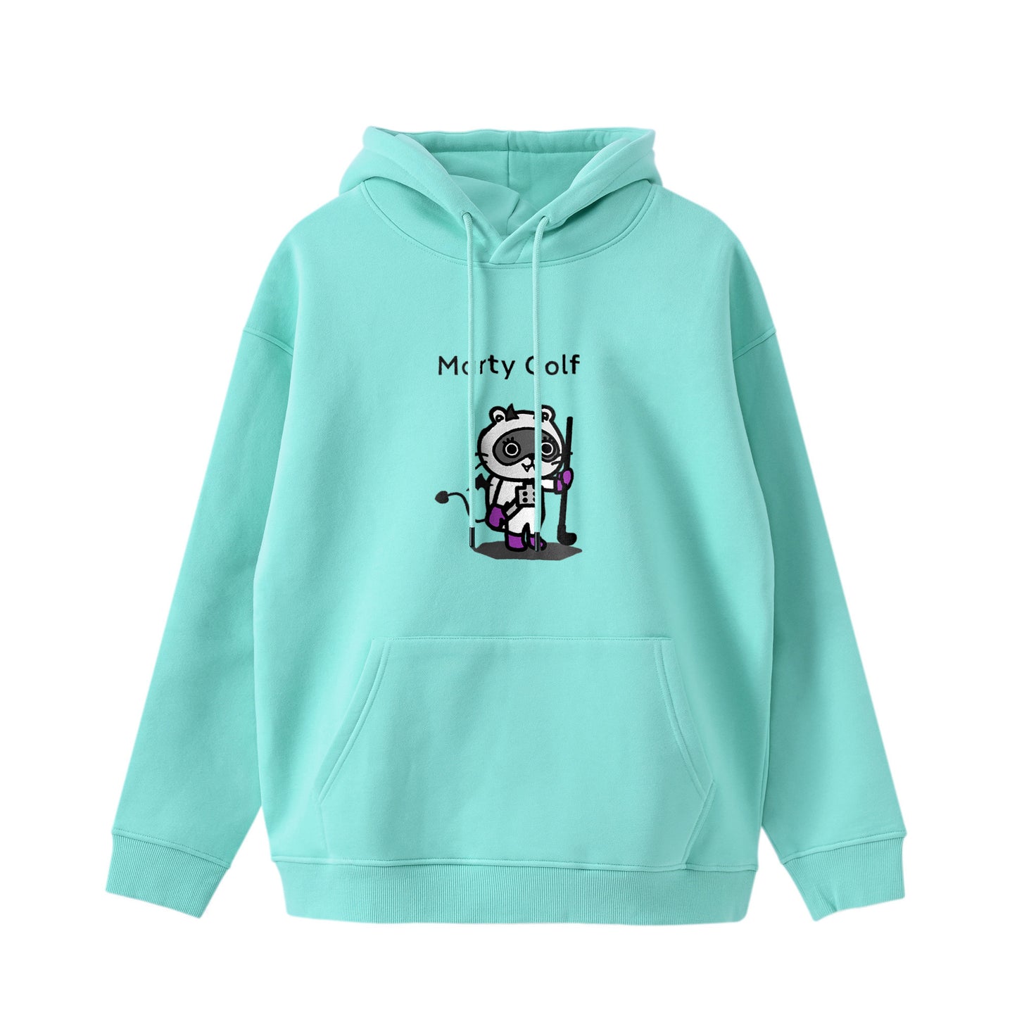 DevilTanukiカラーパーカー emerald-green image