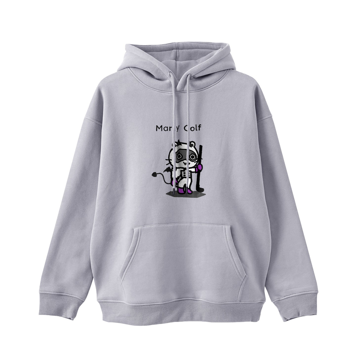 DevilTanukiカラーパーカー pastel-gray image