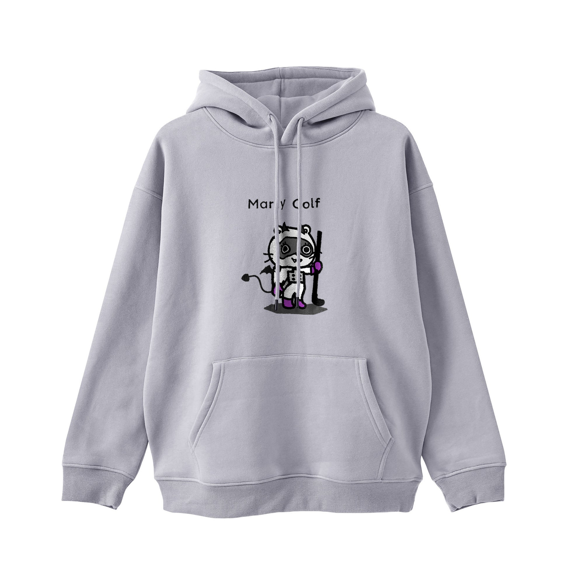DevilTanukiカラーパーカー pastel-gray image