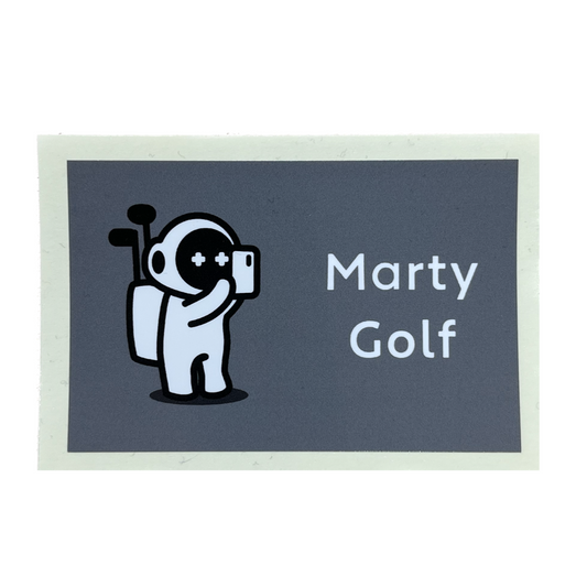 Marty Golf Sticker