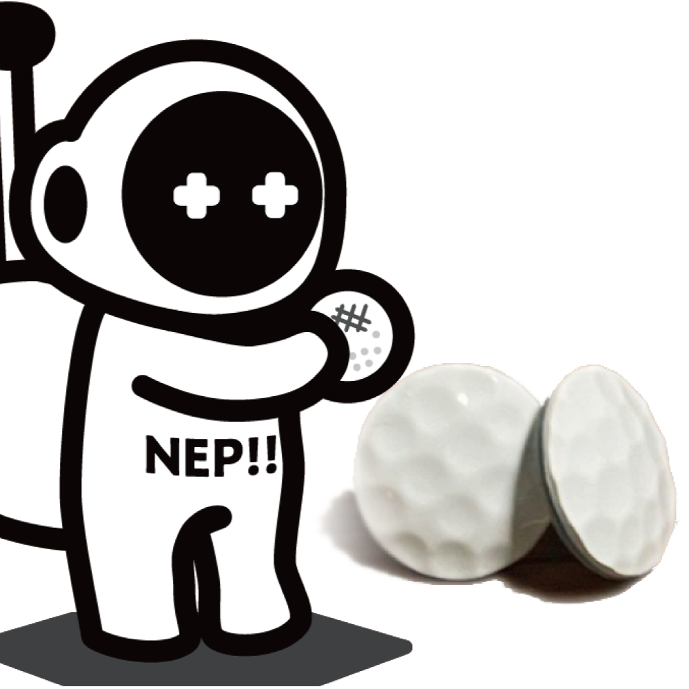 LOSTボール ピアス・イヤリング Marty 作戦【ゴルフボール再生作戦！】 Marty Golf