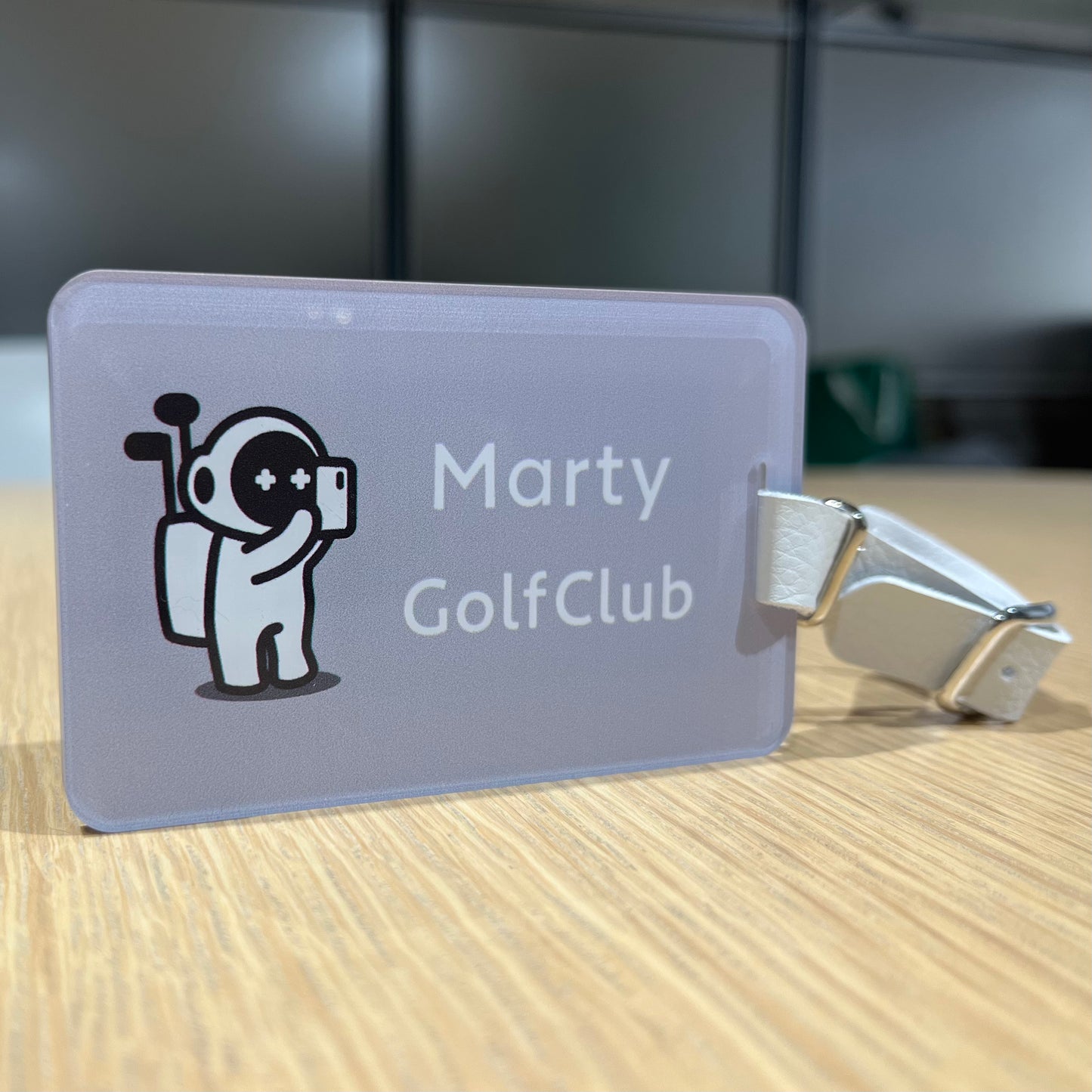 Marty Golf Club nametag