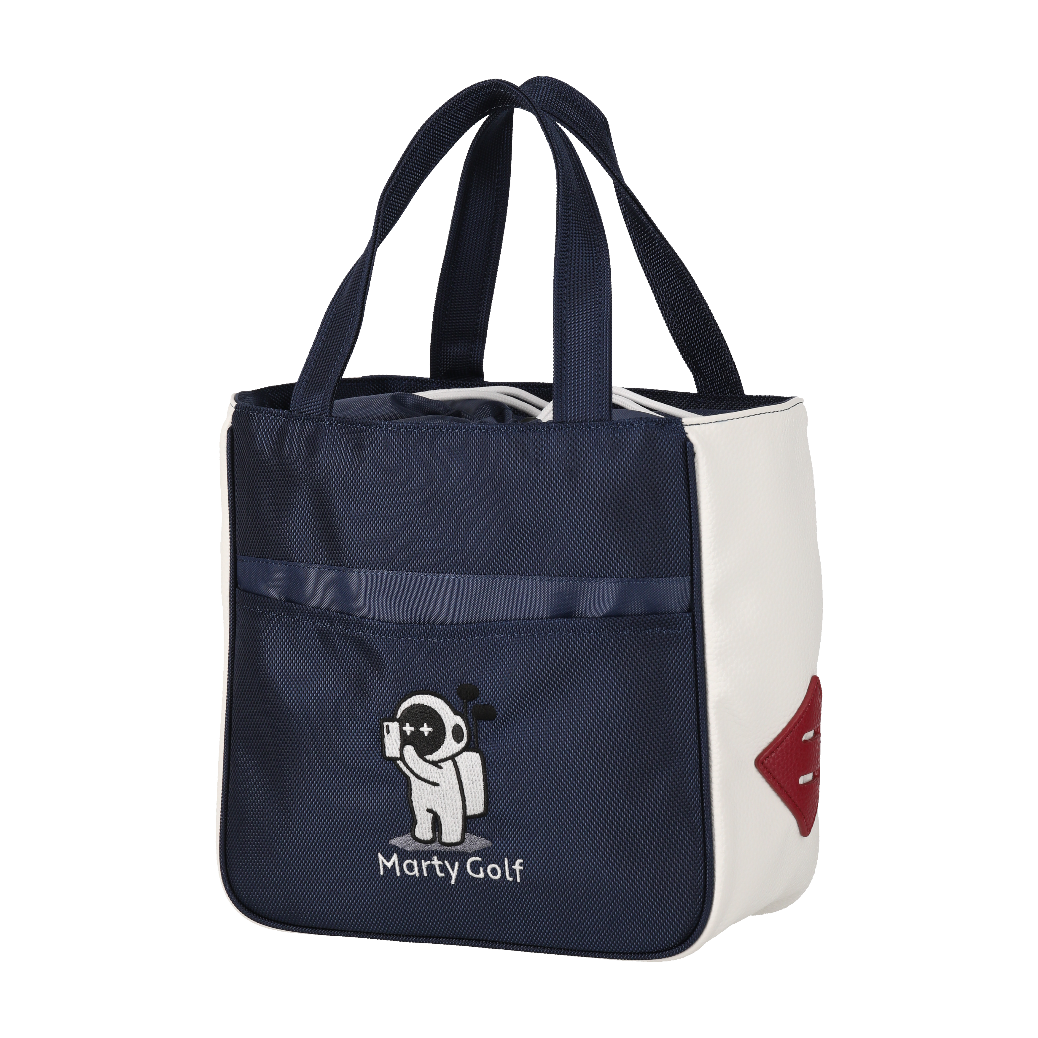 Marty Golf マーティーゴルフ カートバッグ グレー×アイボリー　タグ付 Marty Cart Bag (Gray × Ivory) – Marty Golf