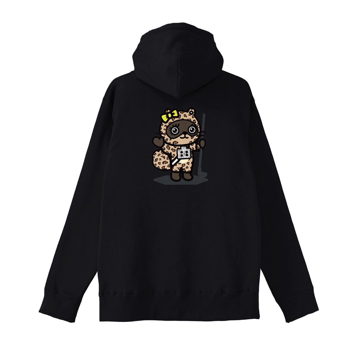ギャルちんまるZIPパーカー black image