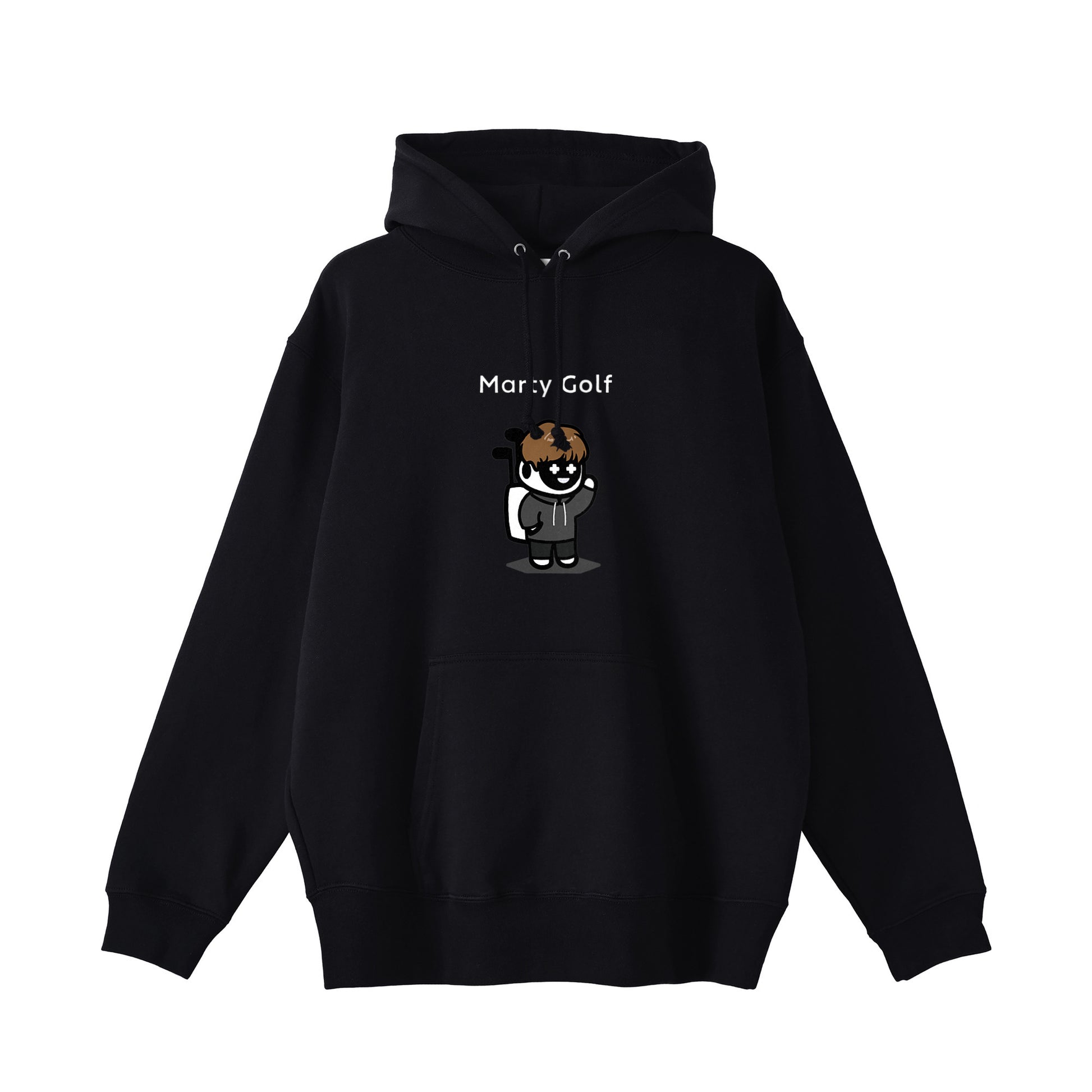 鹿又くんPileパーカー black image