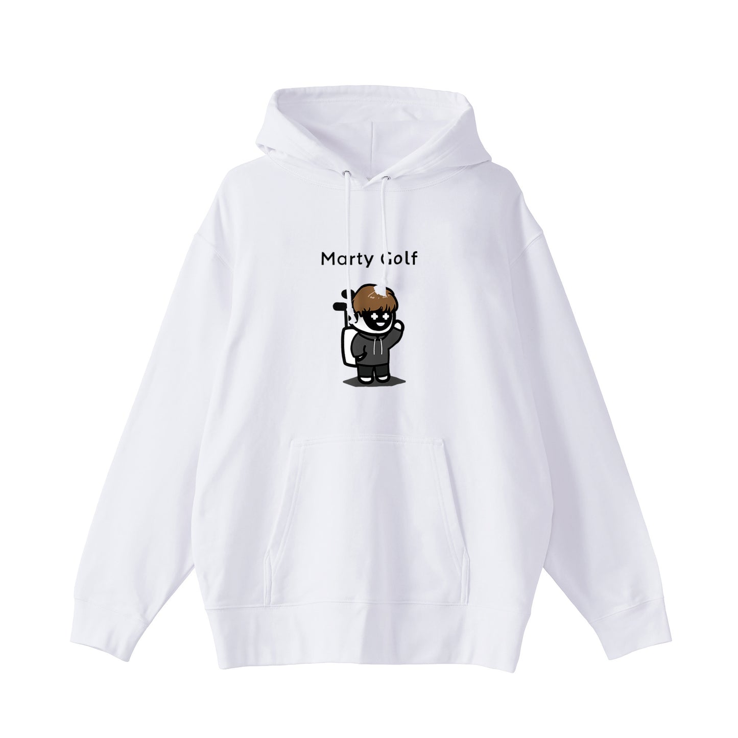 鹿又くんPileパーカー white image