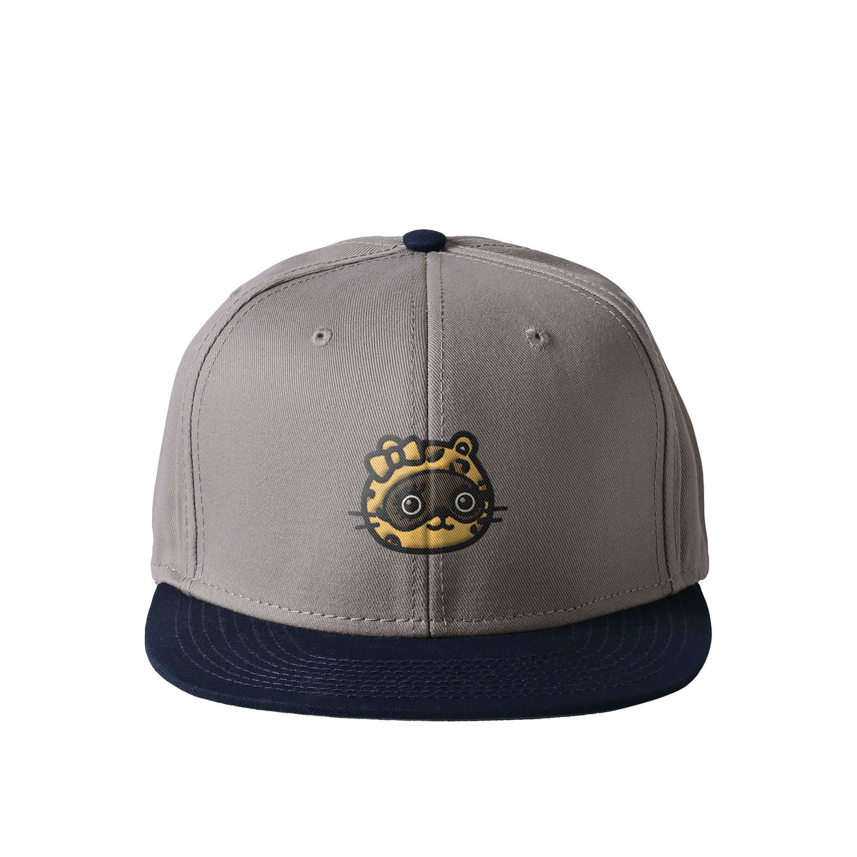 ギャルちんまるフラットCAP navy-x-gray image