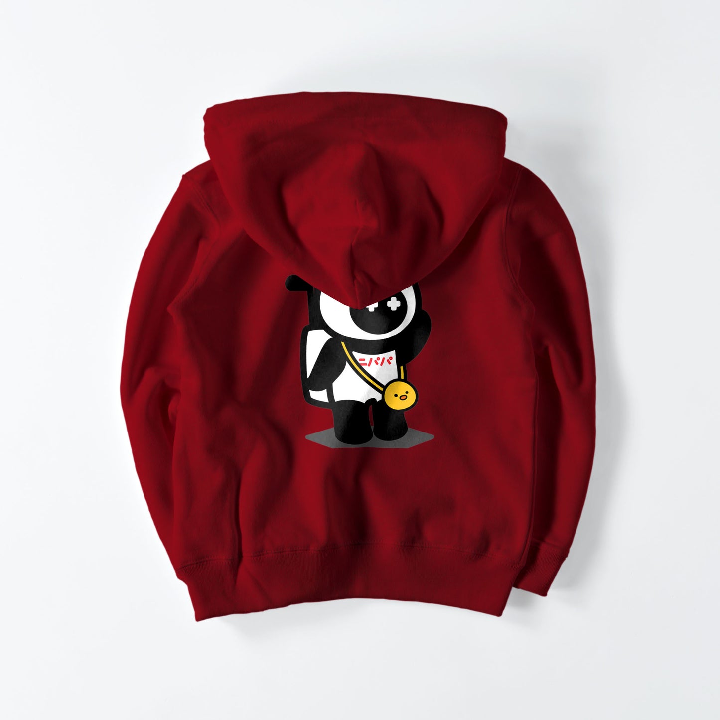 ニパパキッズパーカー burgundy image