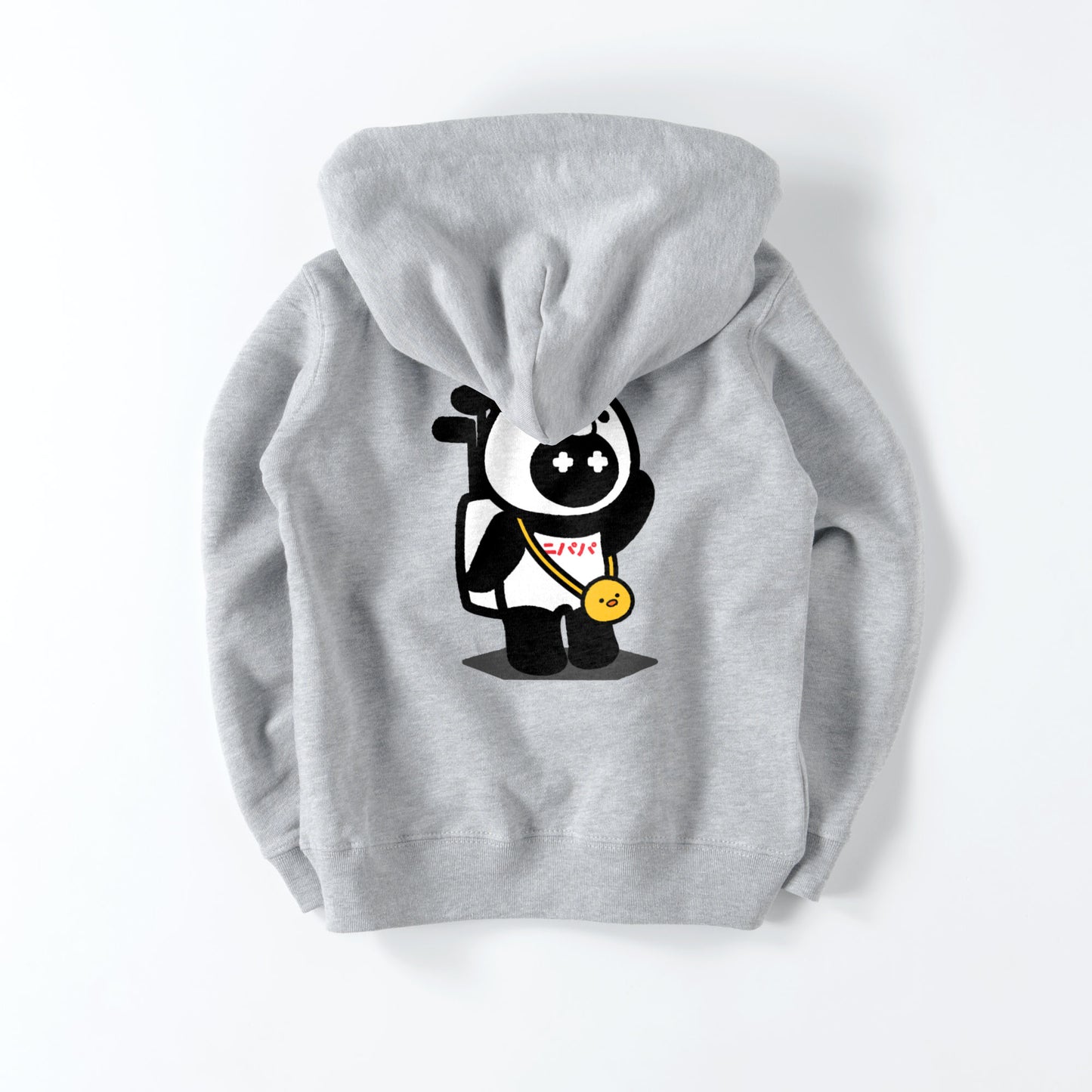 ニパパキッズパーカー gray image