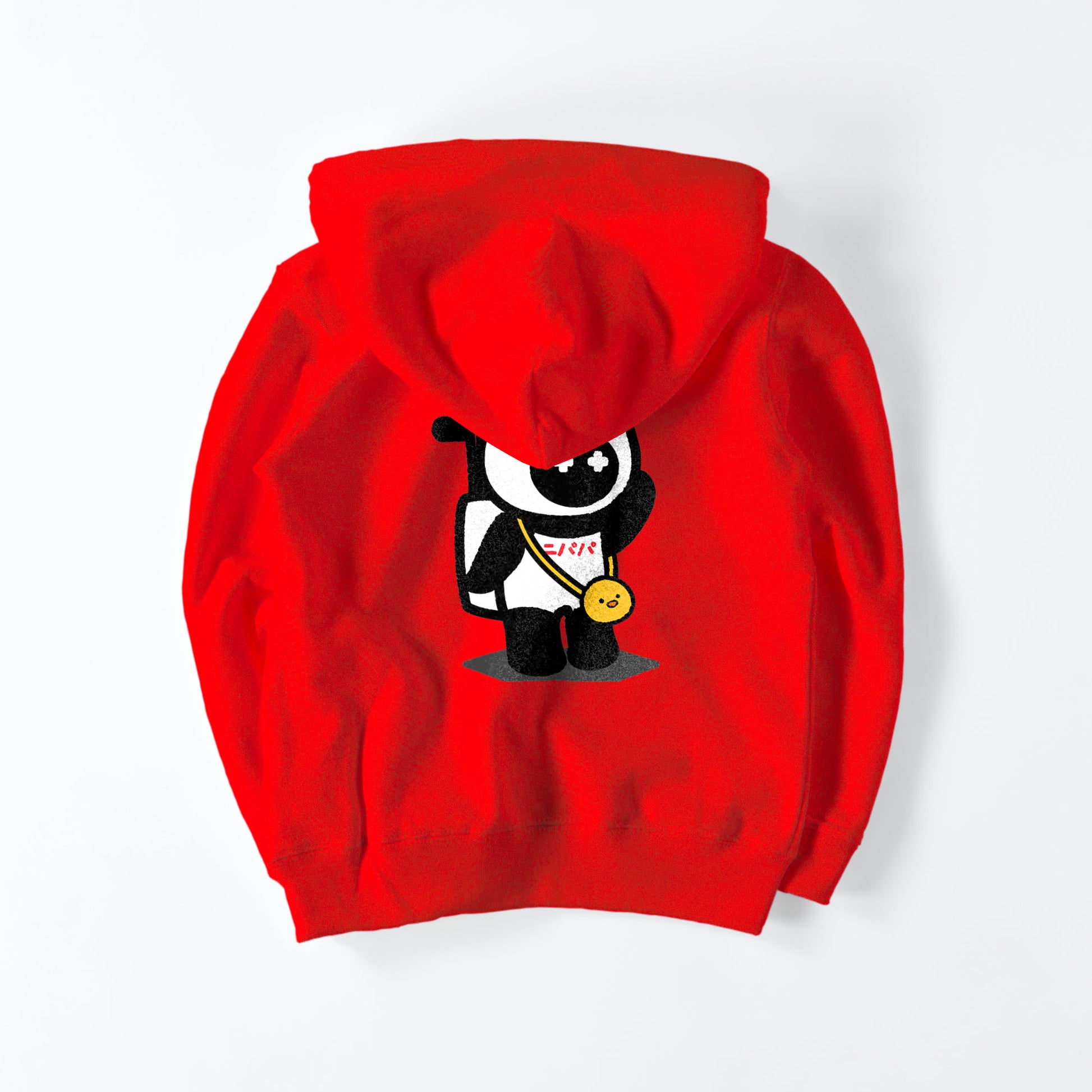 ニパパキッズパーカー red image