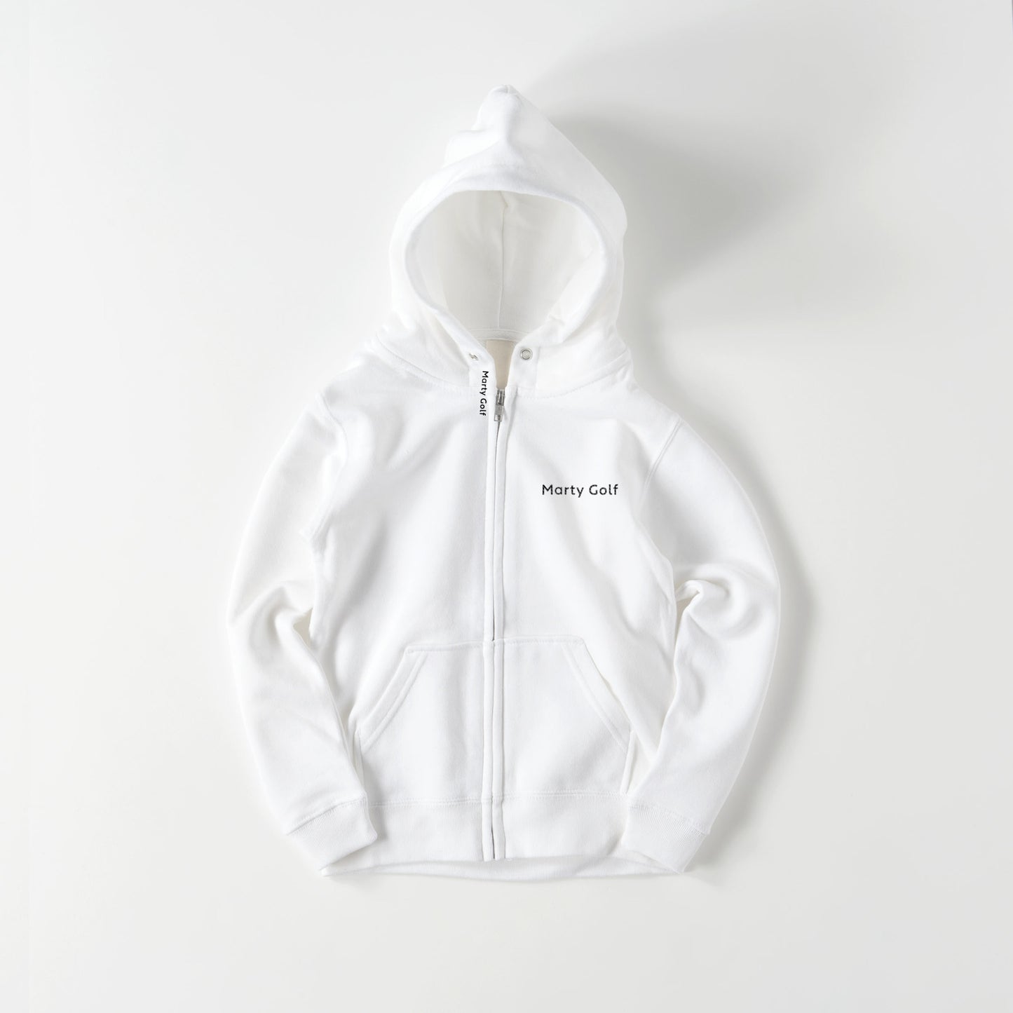 ニパパキッズパーカー white image