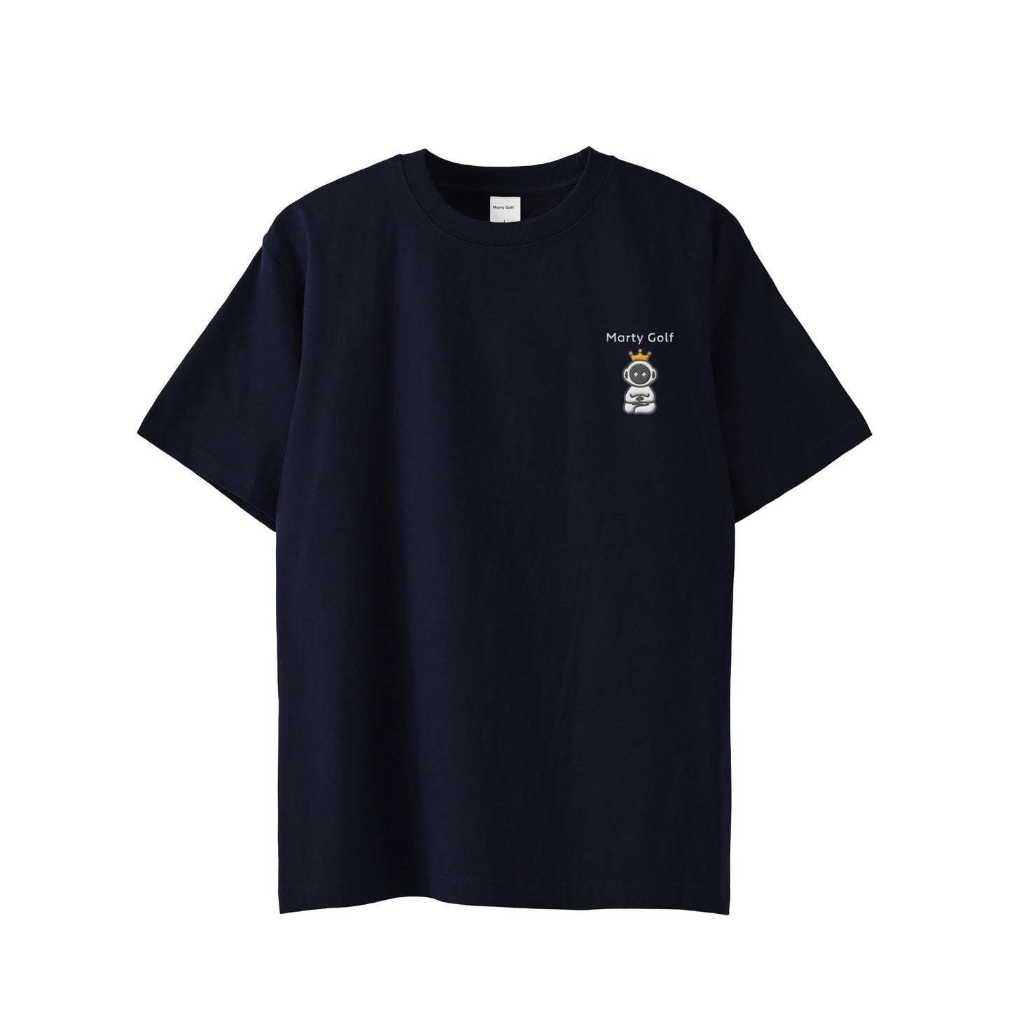 saekingワンポイント刺繍T navy image