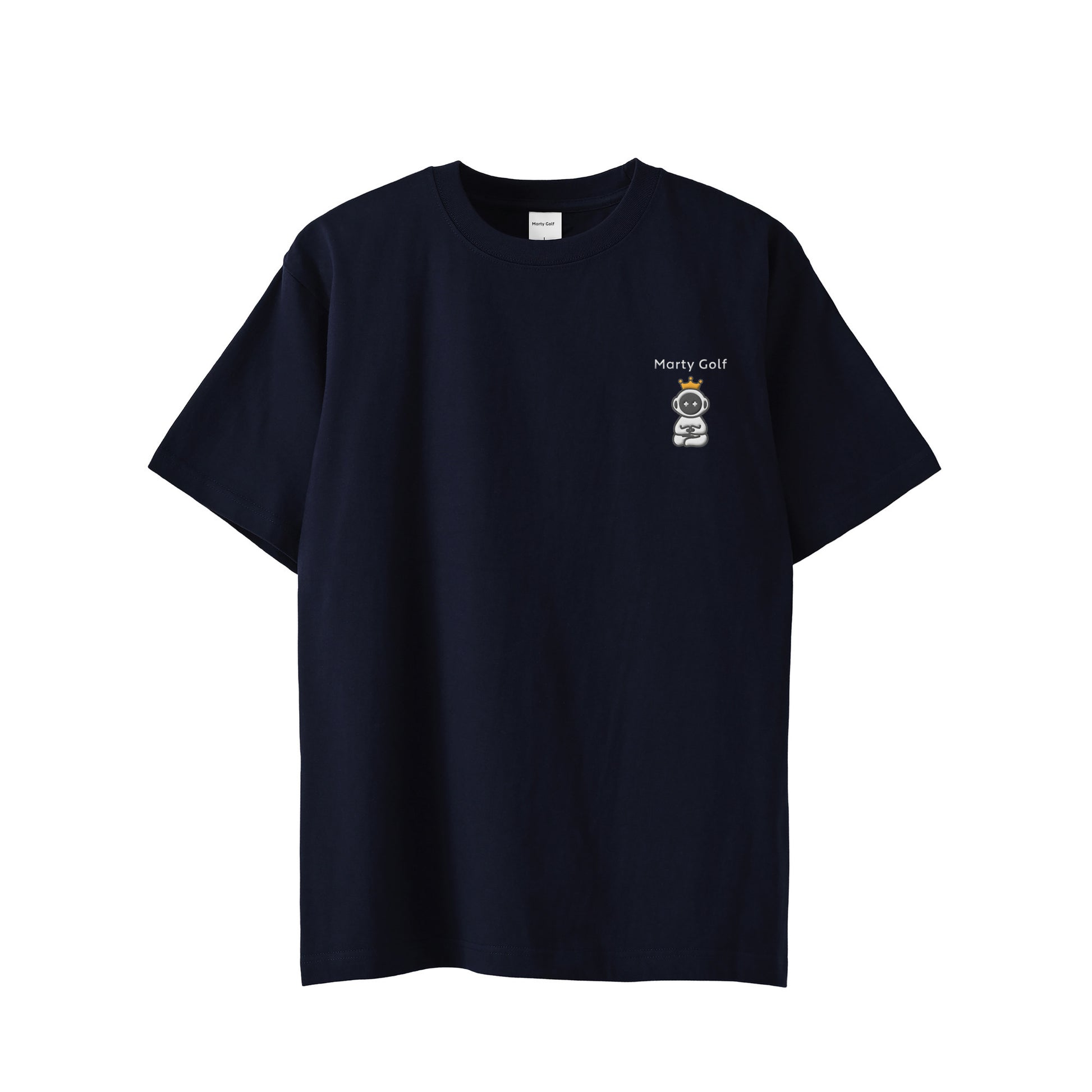 saekingワンポイント刺繍T navy image