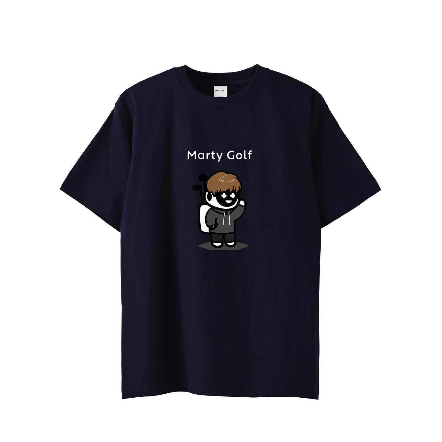 鹿又くんT navy image