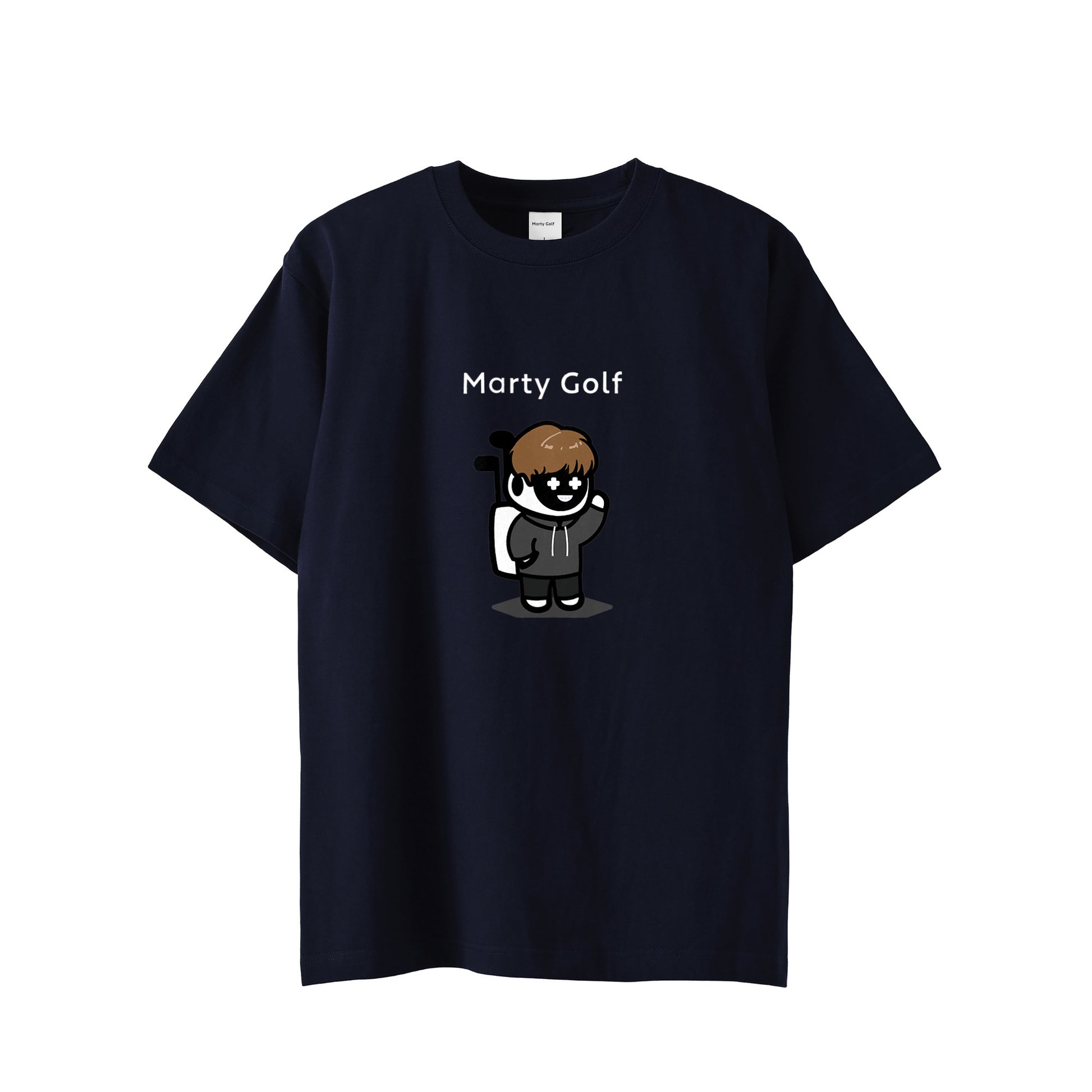 鹿又くんT navy image