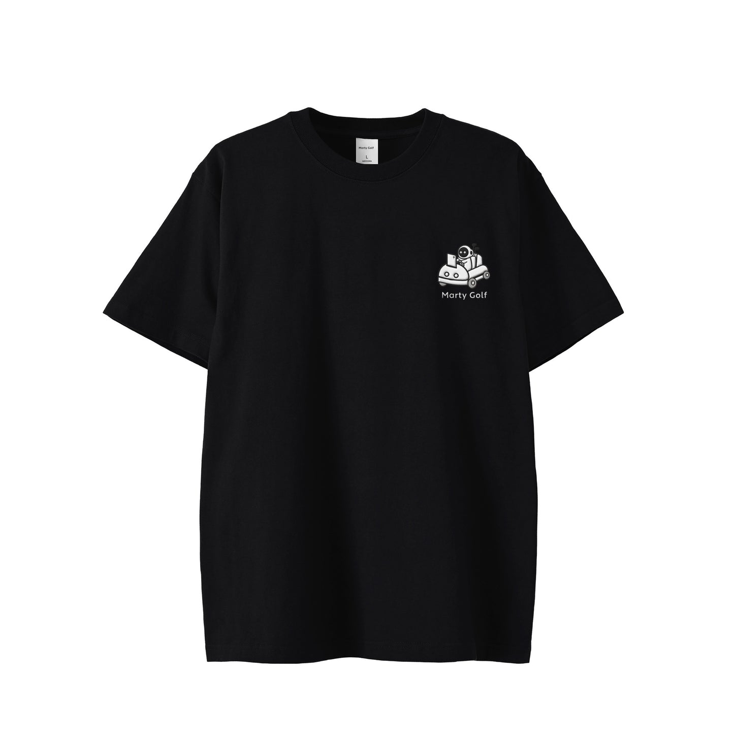 ゴルまるワンポイントT black image