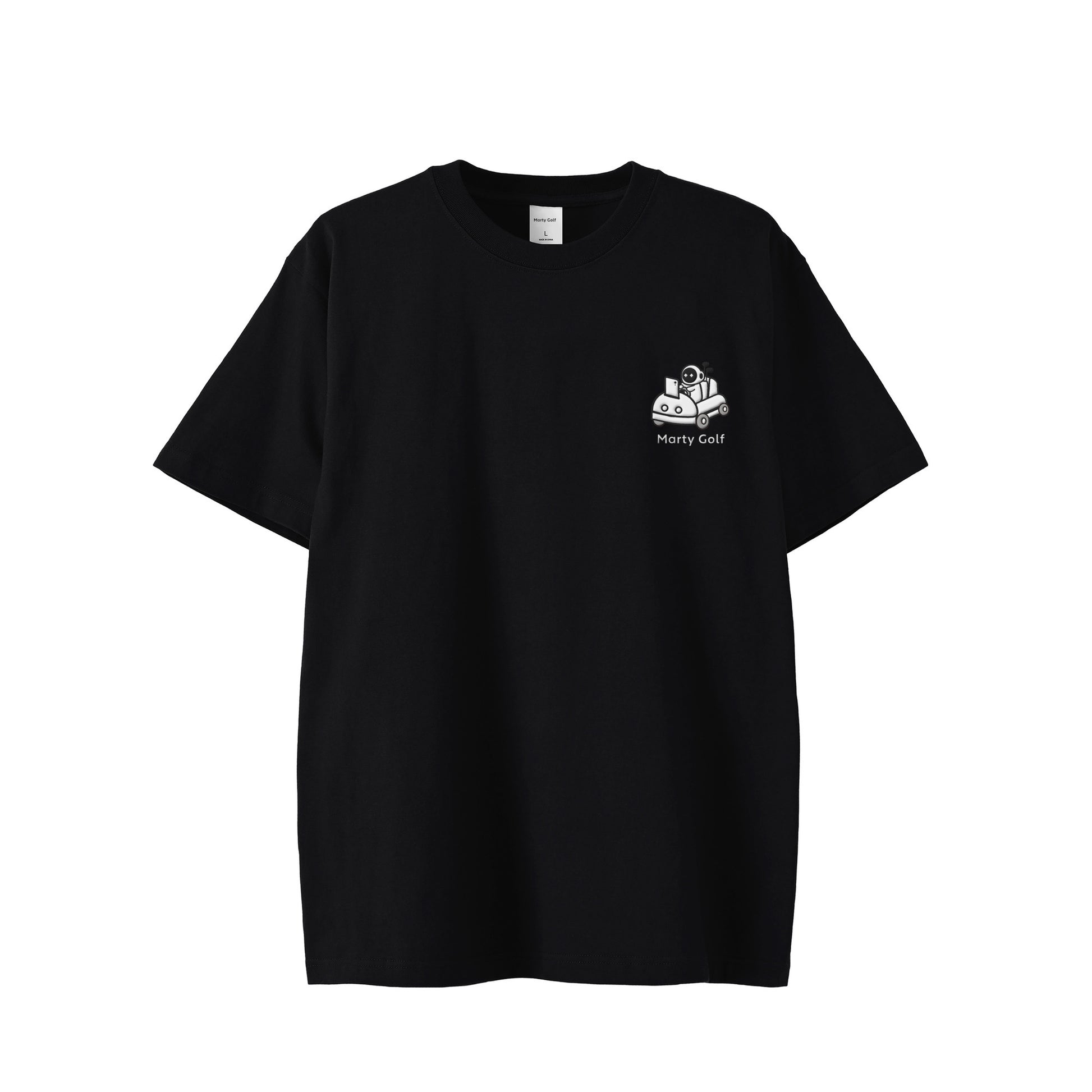 ゴルまるワンポイントT black image
