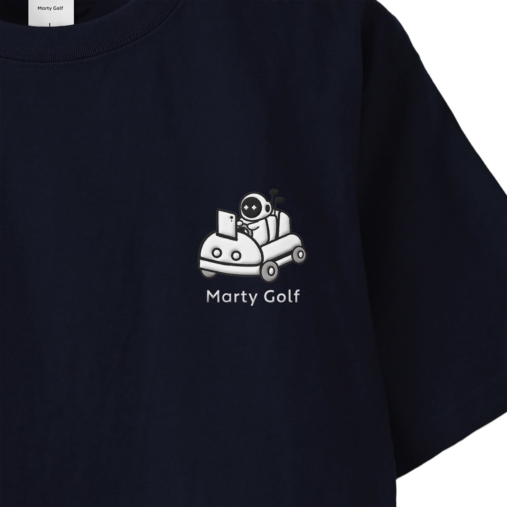 ゴルまるワンポイントT navy image