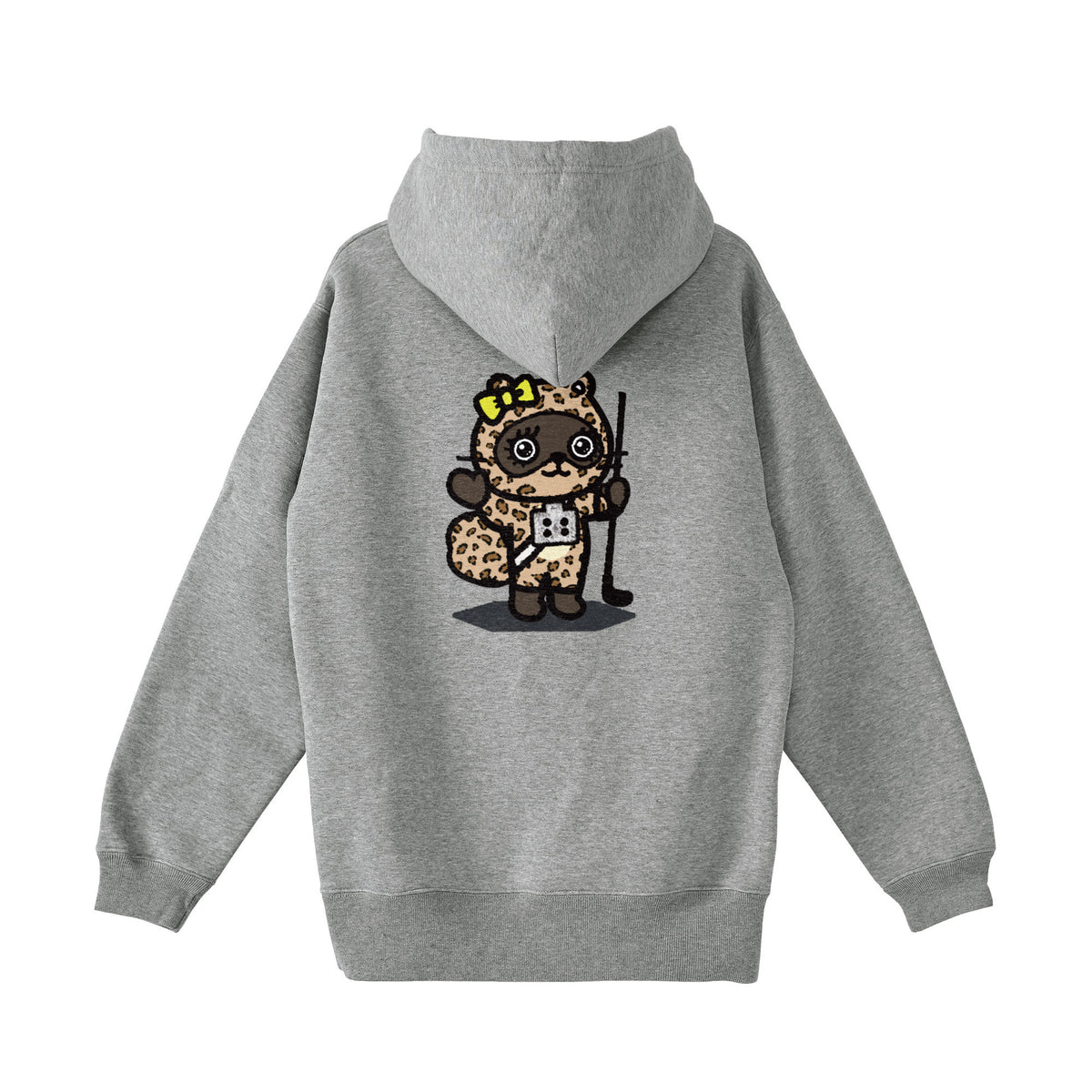 ギャルちんまる裏起毛パーカー gray image