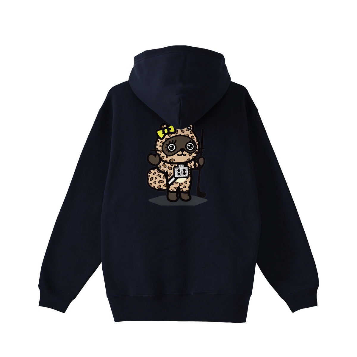 ギャルちんまる裏起毛パーカー navy image