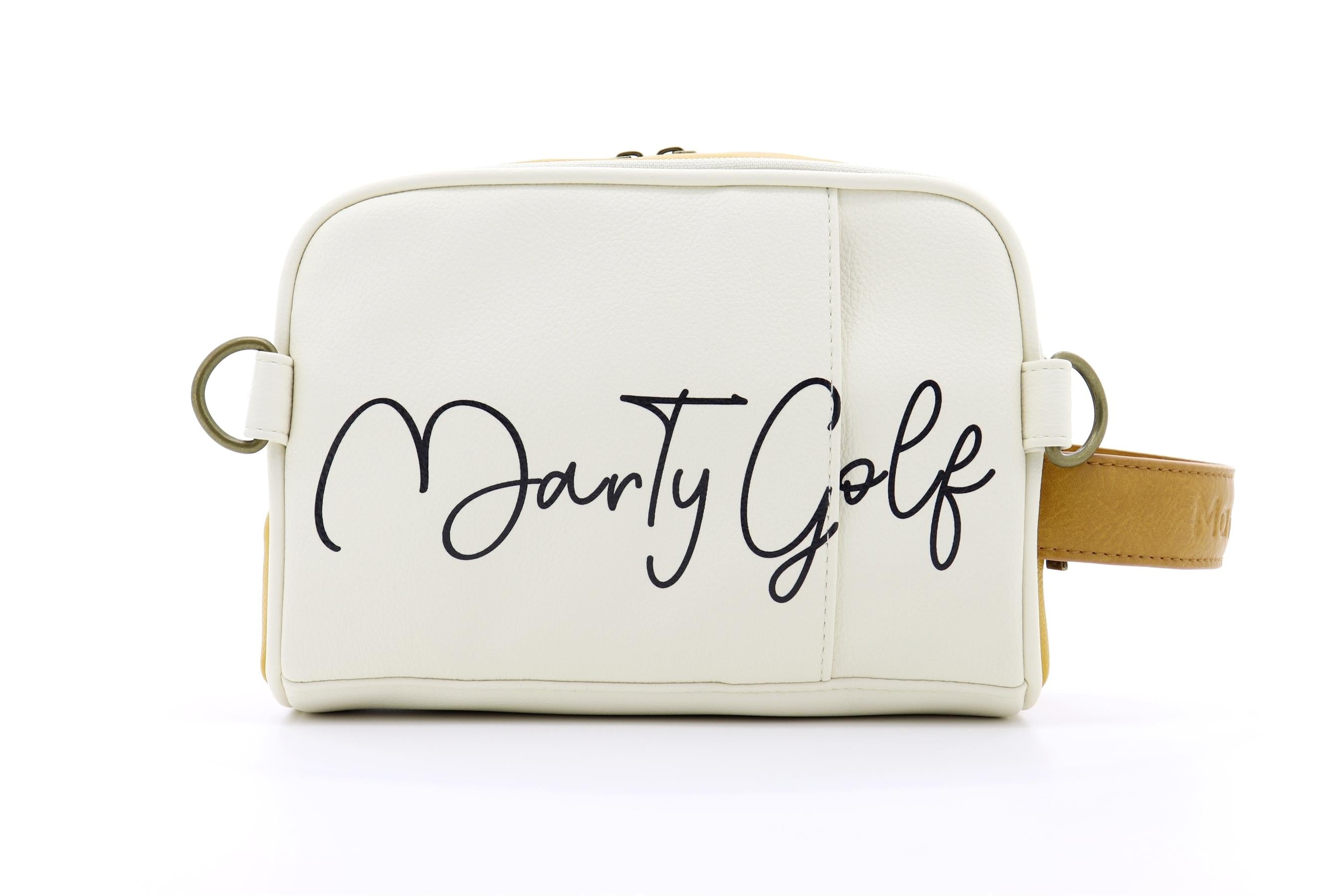 Marty Cart Bag (Yellow × Ivory) – Marty Golf