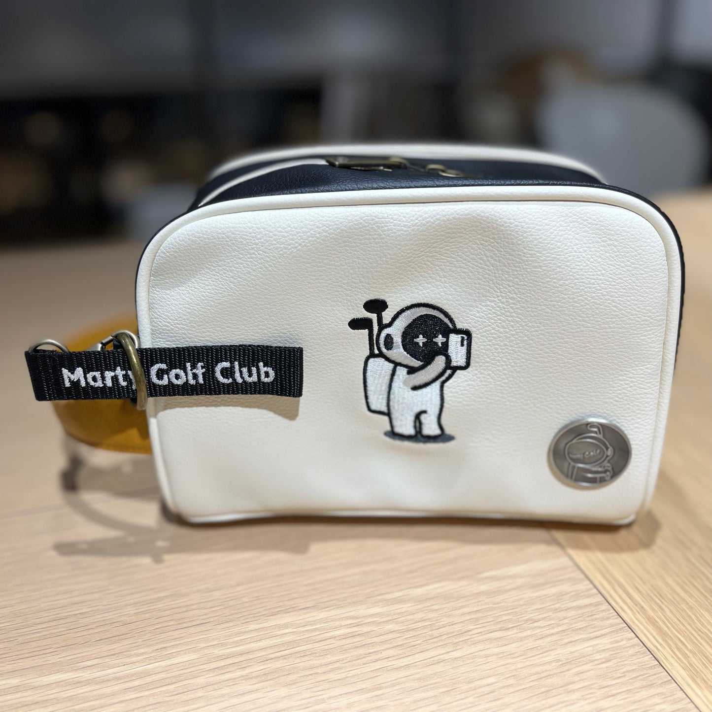 Marty Golf Marty Boston Bag(Black×Ivory) Marty Golf Marty Boston Bag(Black×Ivory) Marty Boston Bag